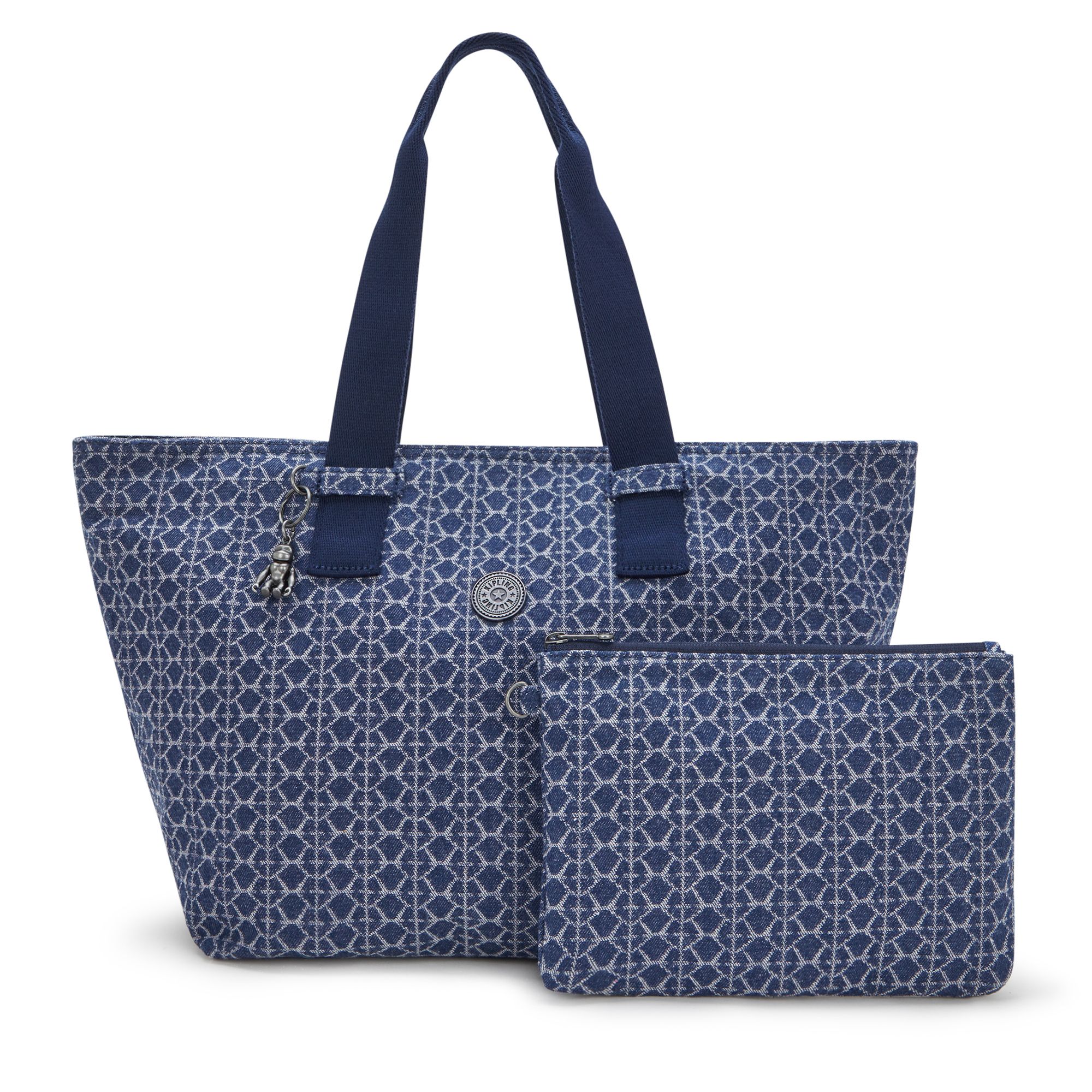 KIPLING® Medium-Shopper Raaja Jeans-Optik Münz-Logo