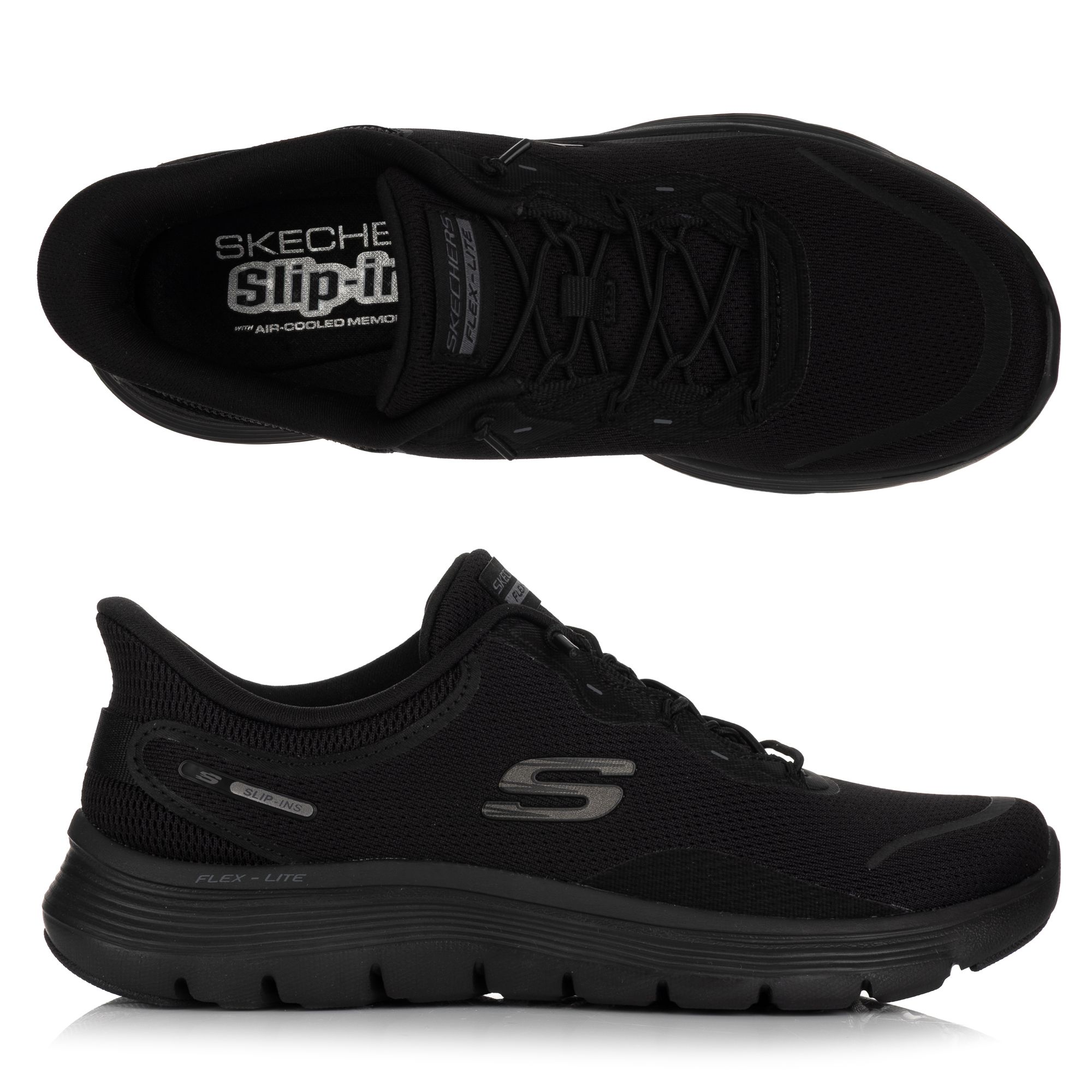 SKECHERS Damen-Slipper Flex Appeal Mesh Hands Free Slip-Ins®