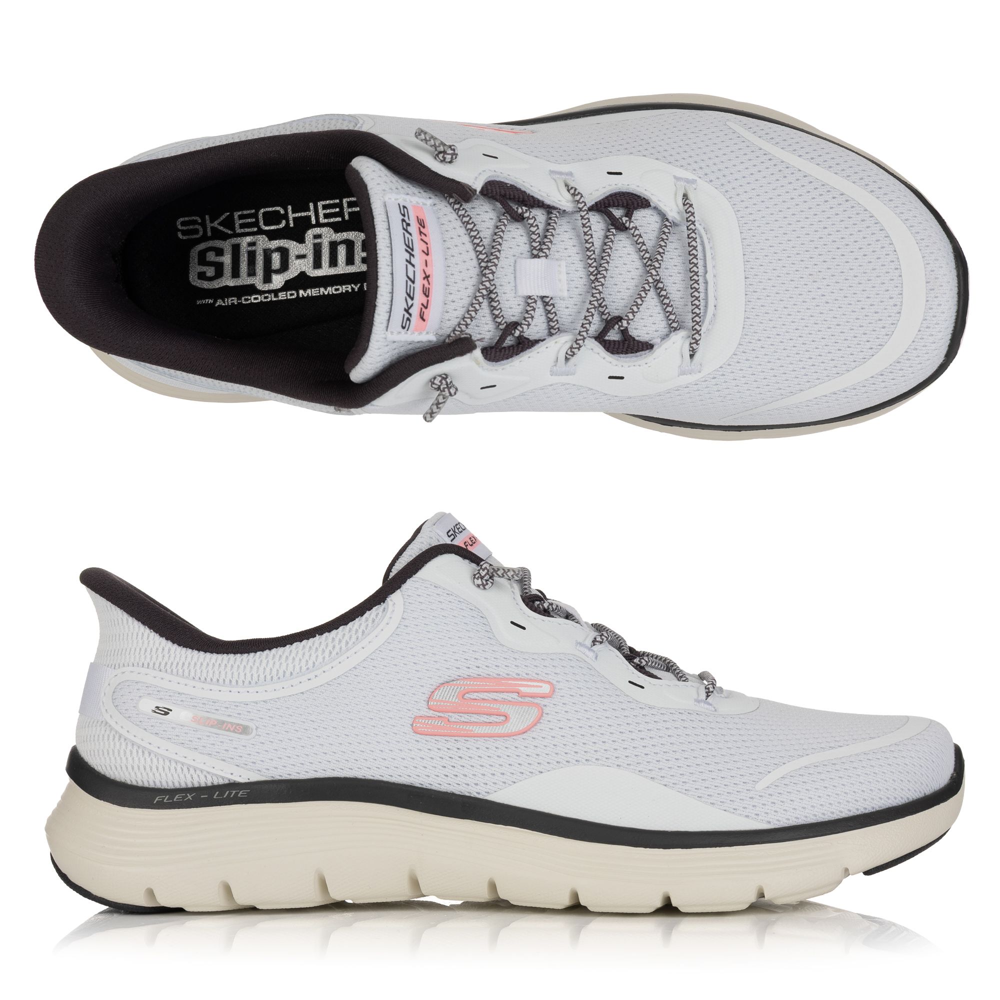 SKECHERS Damen-Slipper Flex Appeal Mesh Hands Free Slip-Ins®