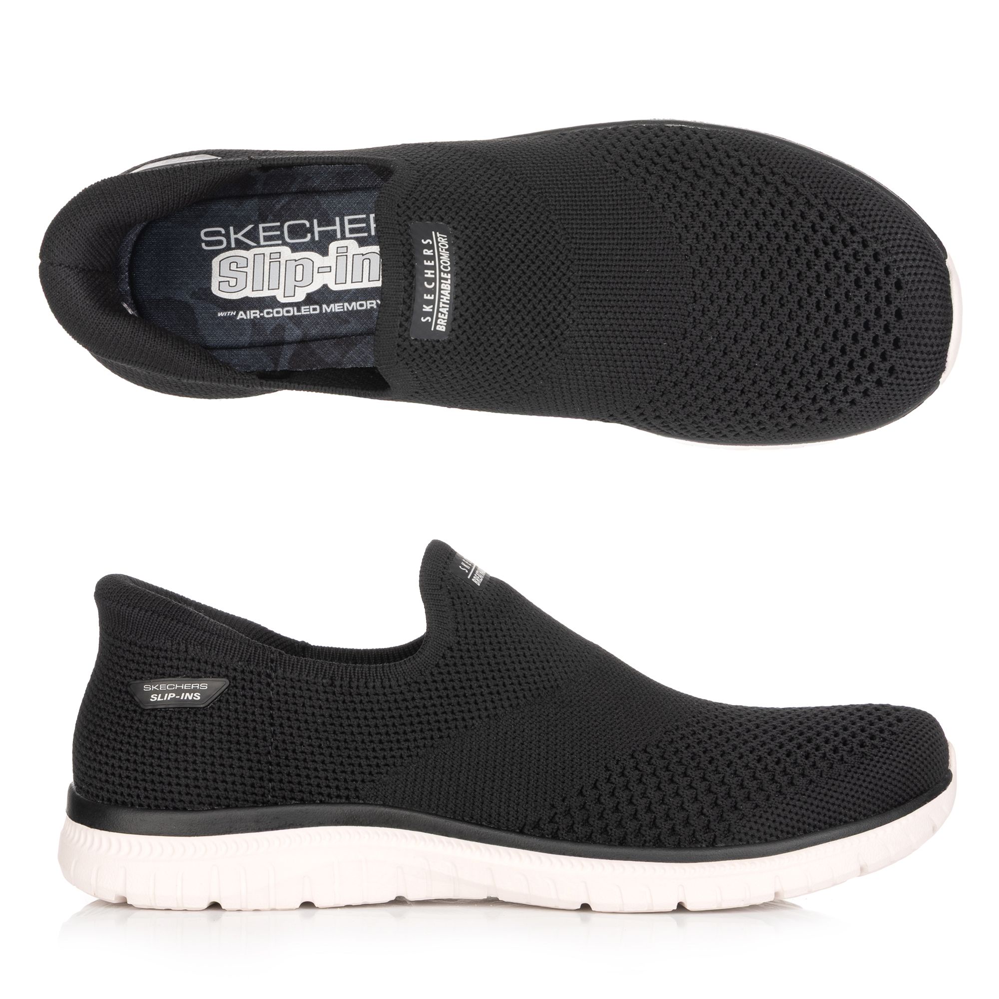 SKECHERS Damen-Slipper Virtue-Demure Strick Hands Free Slip- Ins®