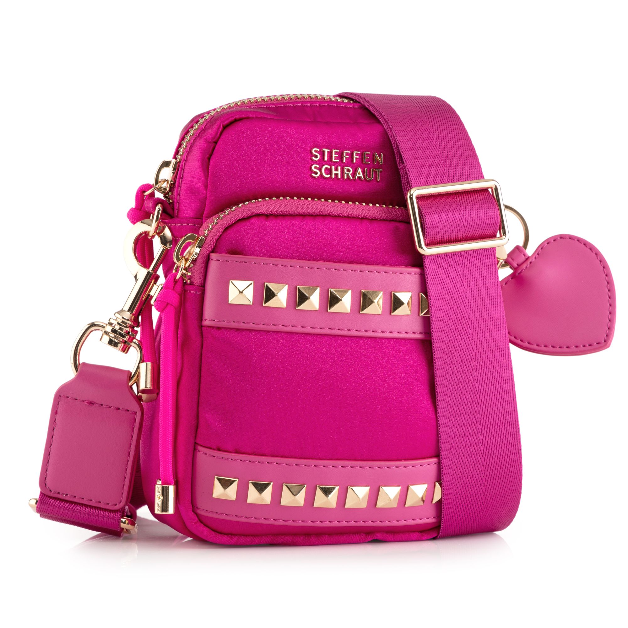 STEFFEN SCHRAUT Crossbody Tasche Nylon Nieten diverse Fächer