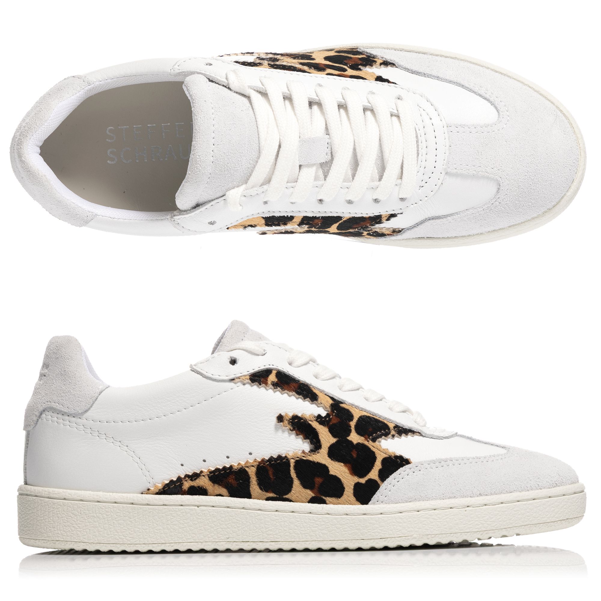 STEFFEN SCHRAUT Damen-Sneaker Materialmix echt Leder Made in Portugal