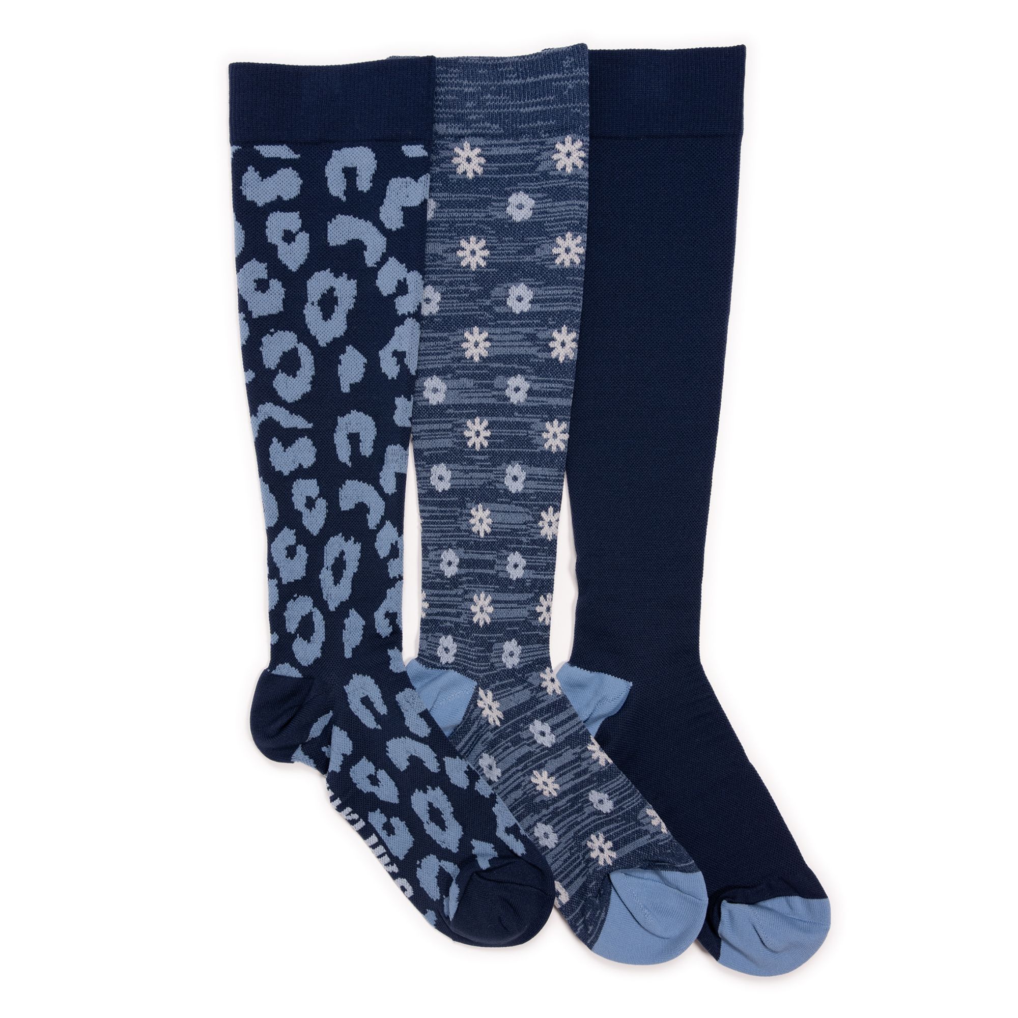 MUK LUKs Stützstrümpfe Extra/Normalweite Einheitsgröße 3er Pack