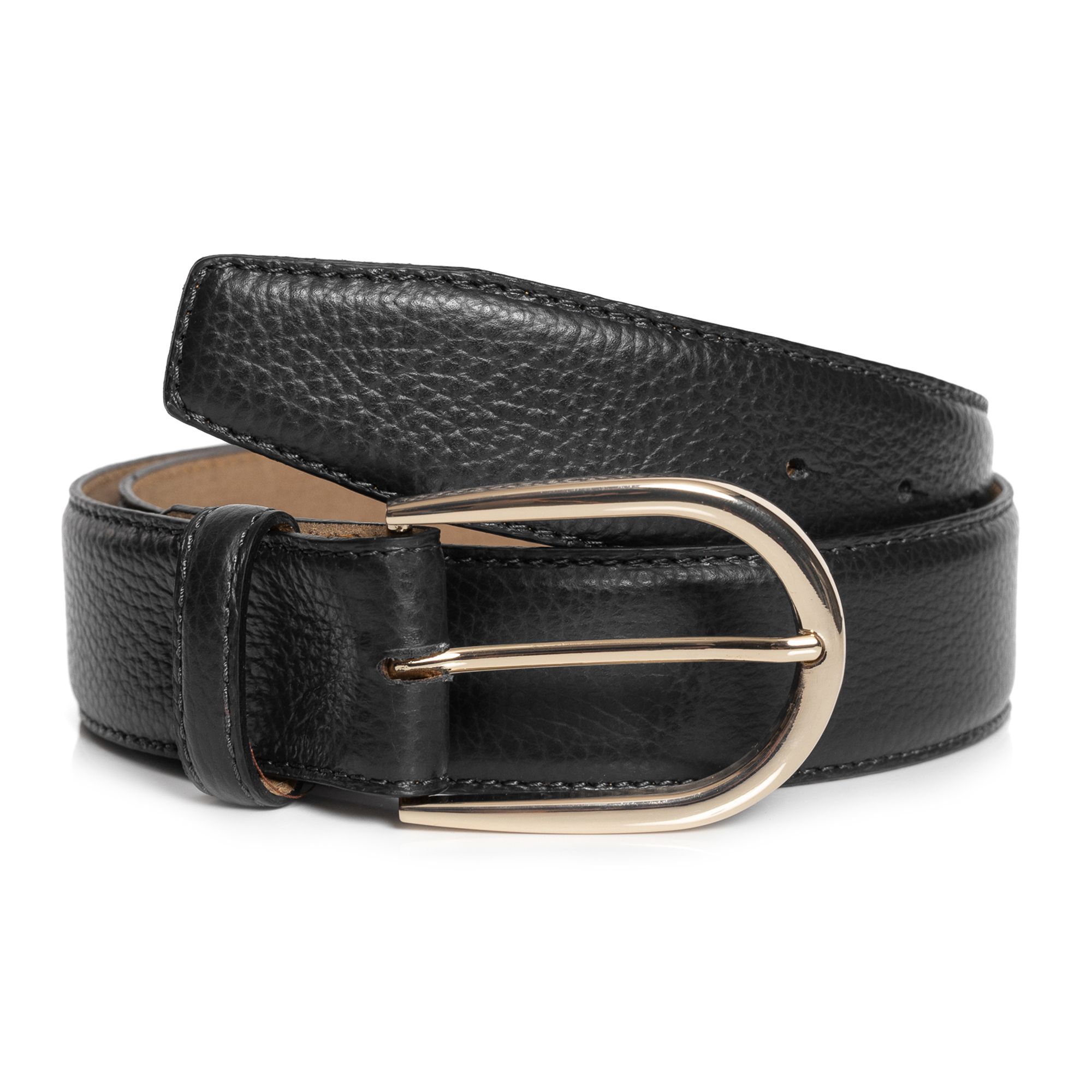 ANNI FOR FRIENDS Damen-Gürtel echt Leder 4cm breit