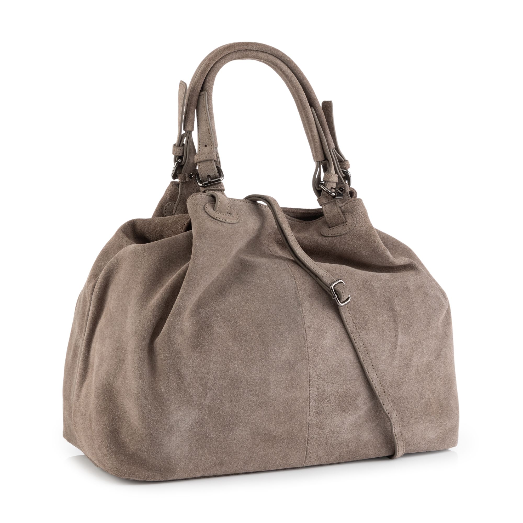 DAWID by Dawid Tomaszewski XL Shopper Veloursleder div. Fächer