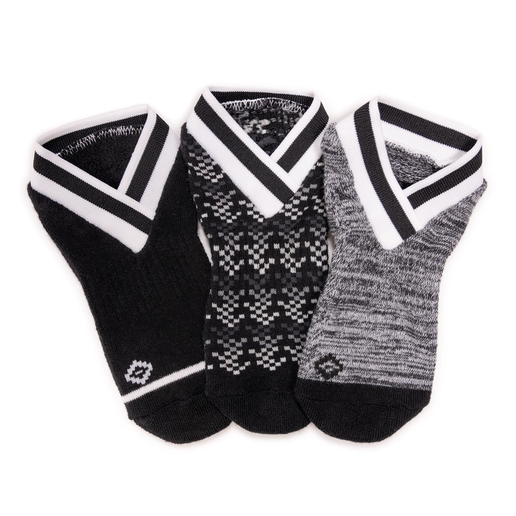 MUK LUKs Wellness-Socken 3er Pack Einheitsgröße Gr. 36-41