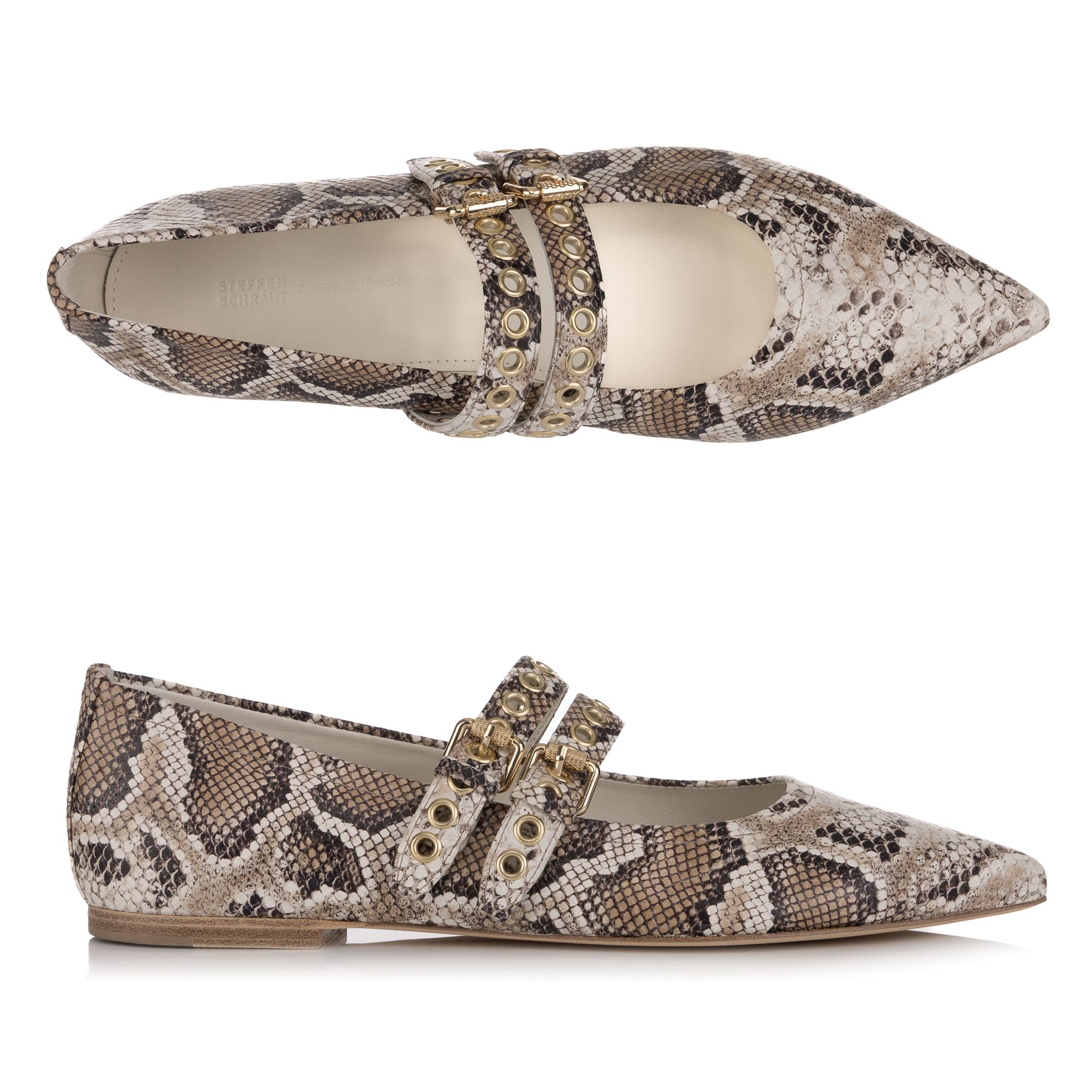 STEFFEN SCHRAUT by Kennel & Schmenger Damen-Ballerina echt Leder Made in Germany