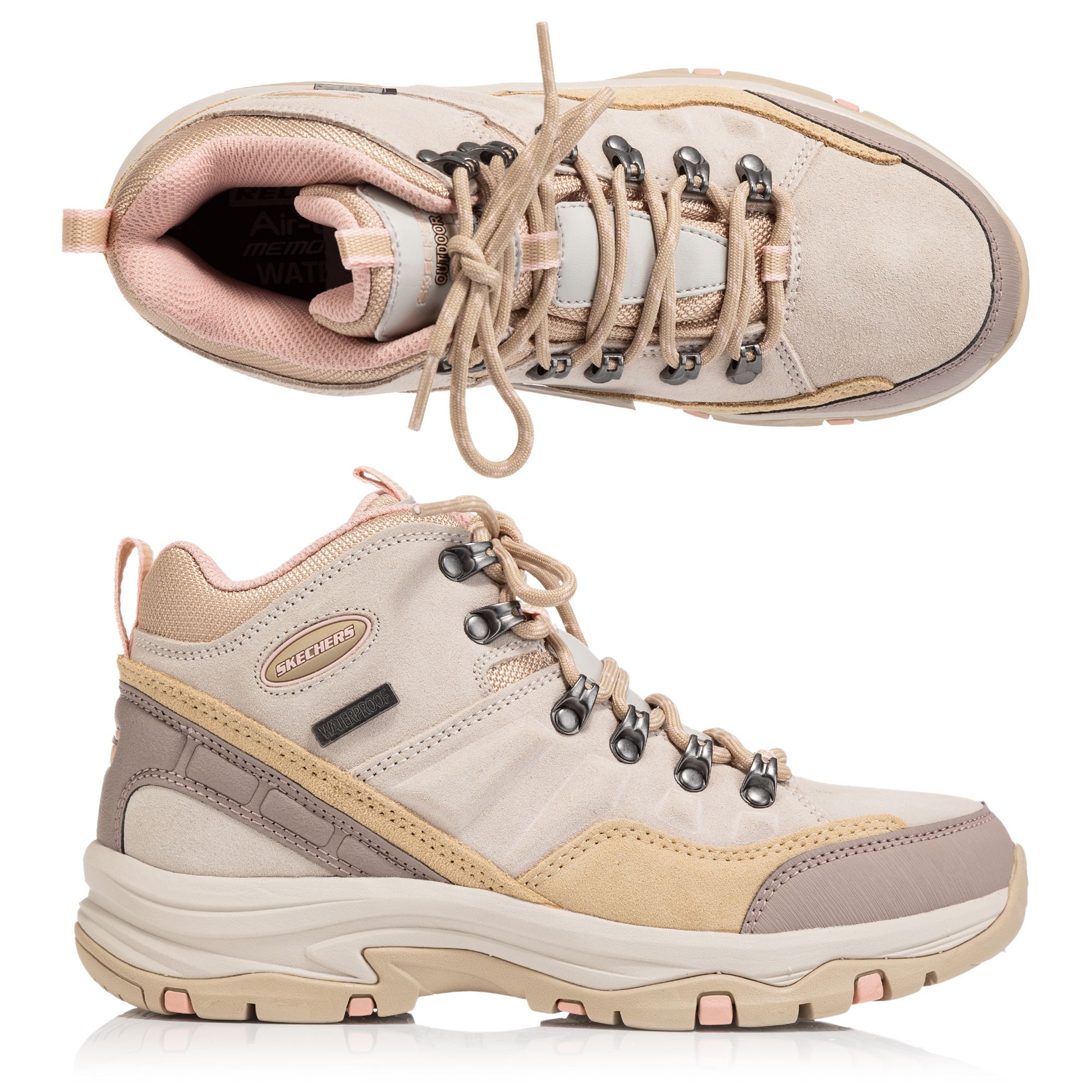 SKECHERS Damen-Stiefelette Trego- Rocky Mountain Materialmix Relaxed Fit®