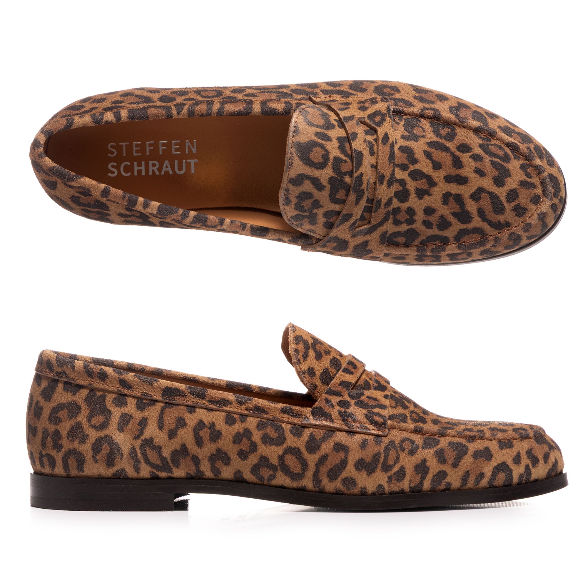 STEFFEN SCHRAUT Damen-Mokassin echt Leder gepolstert Made in Portugal