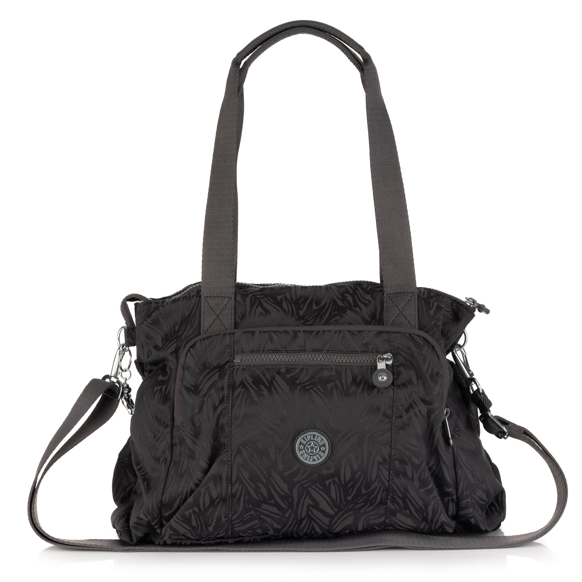 KIPLING® Henkeltasche Leann abnehmbarer Riemen Jacquard-Optik