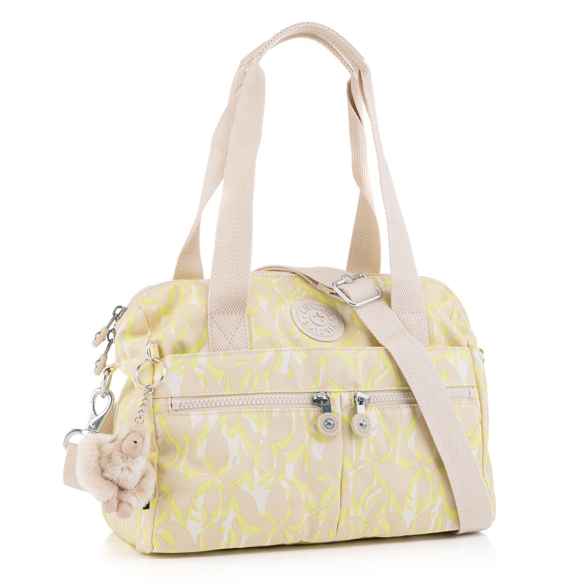 KIPLING® Schultertasche Charlene Fronttaschen abnehmbarer Riemen