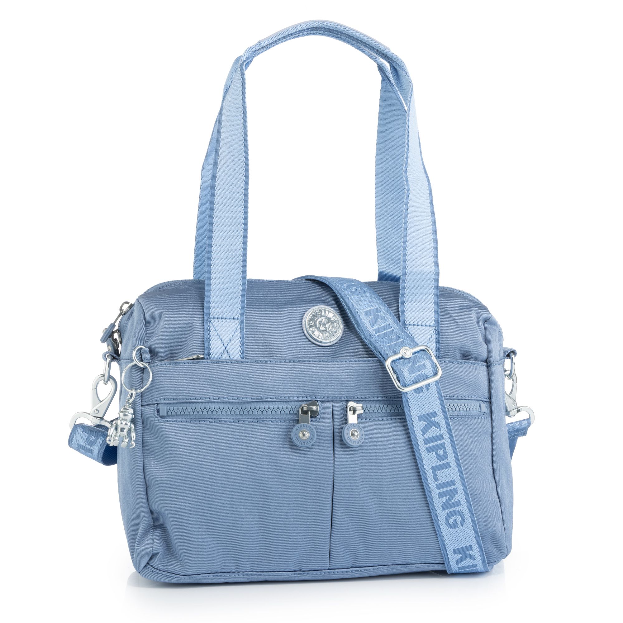 KIPLING® Schultertasche Charlene Fronttaschen abnehmbarer Riemen