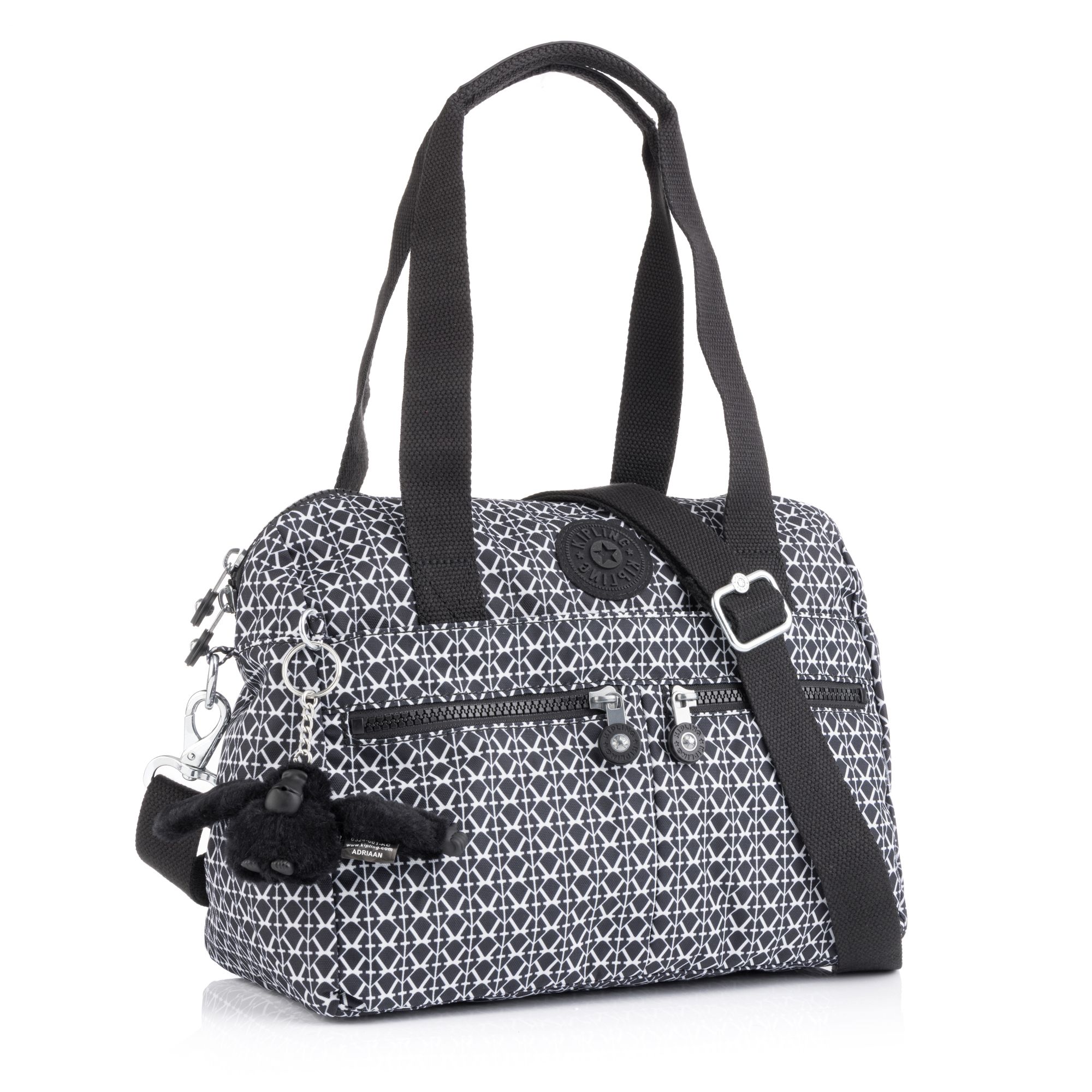 KIPLING® Schultertasche Charlene Fronttaschen abnehmbarer Riemen