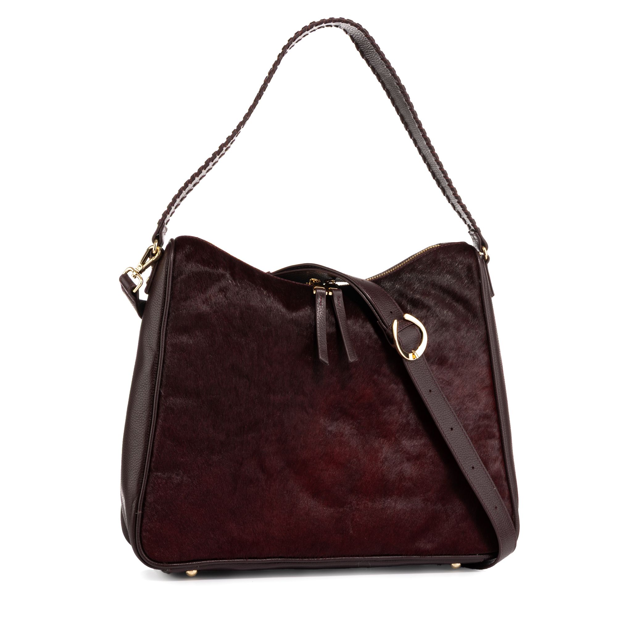 DAWID by Dawid Tomaszewski Schultertasche echt Leder Sicherheitsfach