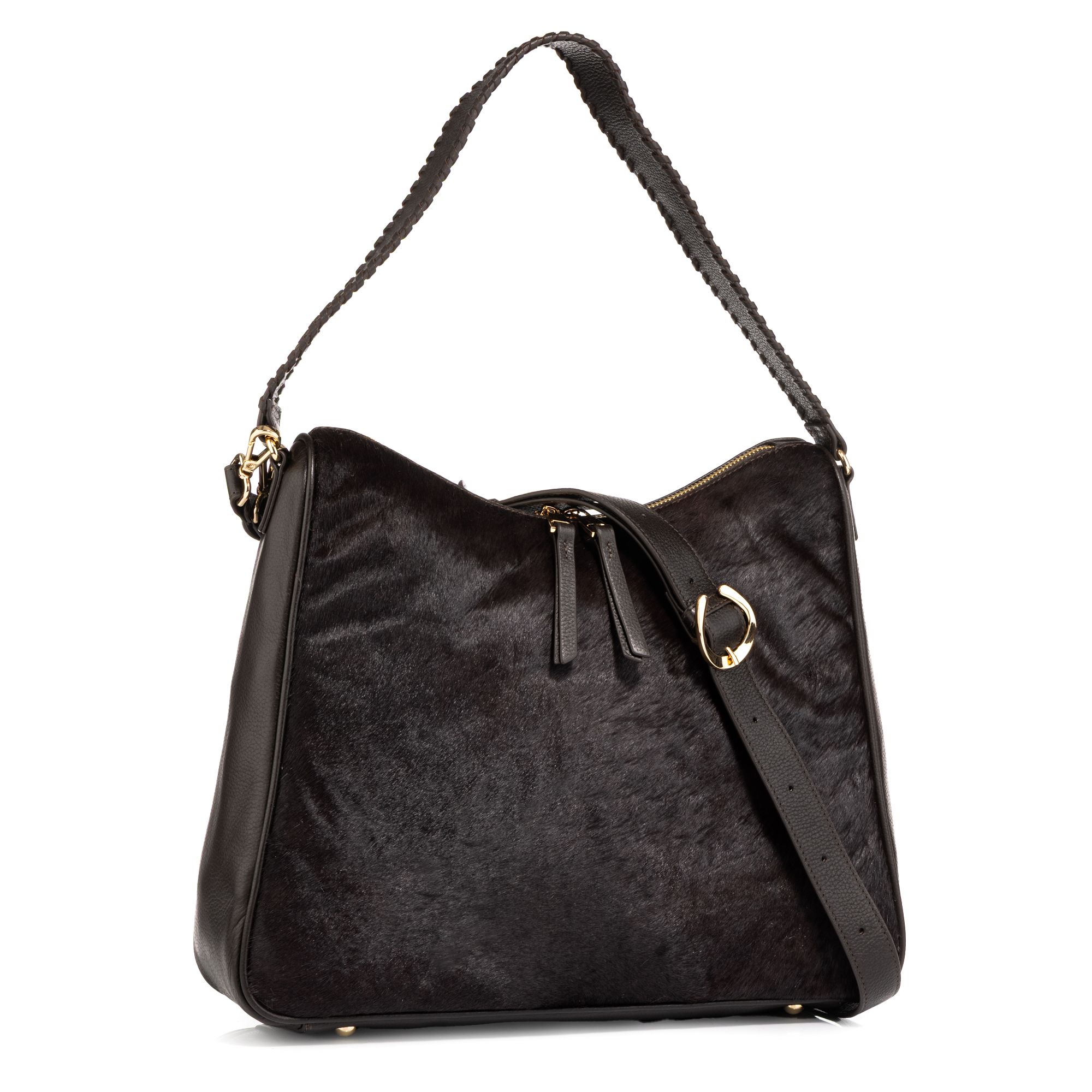 DAWID by Dawid Tomaszewski Schultertasche echt Leder Sicherheitsfach