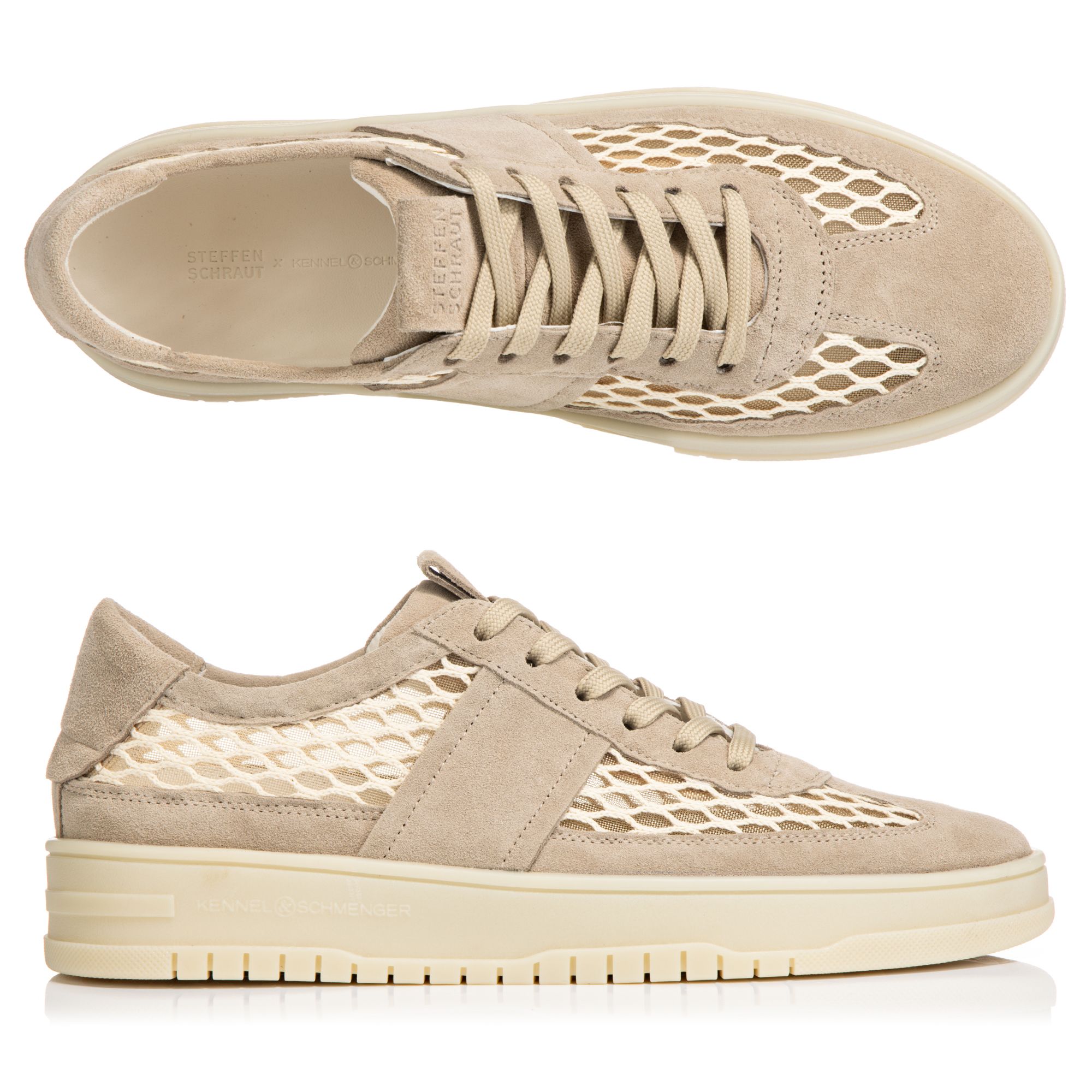 STEFFEN SCHRAUT by Kennel & Schmenger Damen-Sneaker Materialmix Made in Germany