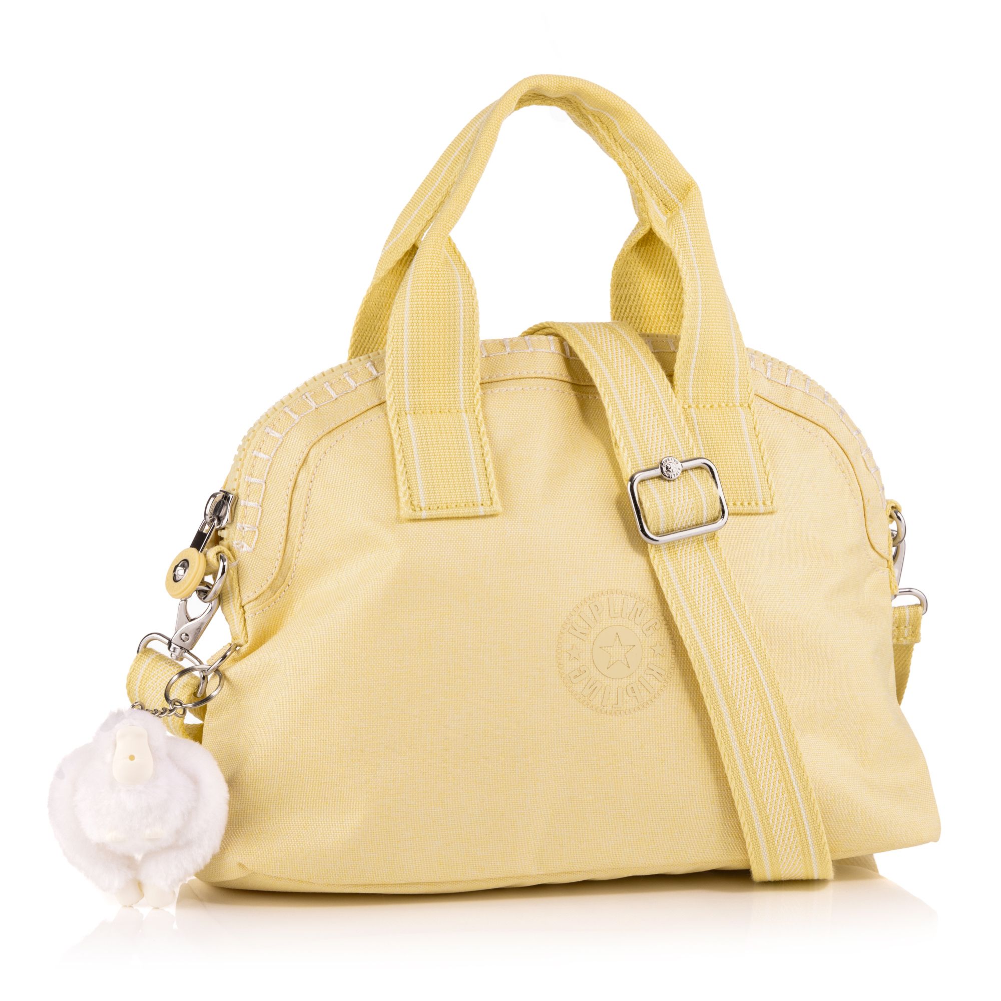 KIPLING® Henkeltasche Sidni 1 Hauptfach Häkel-Details