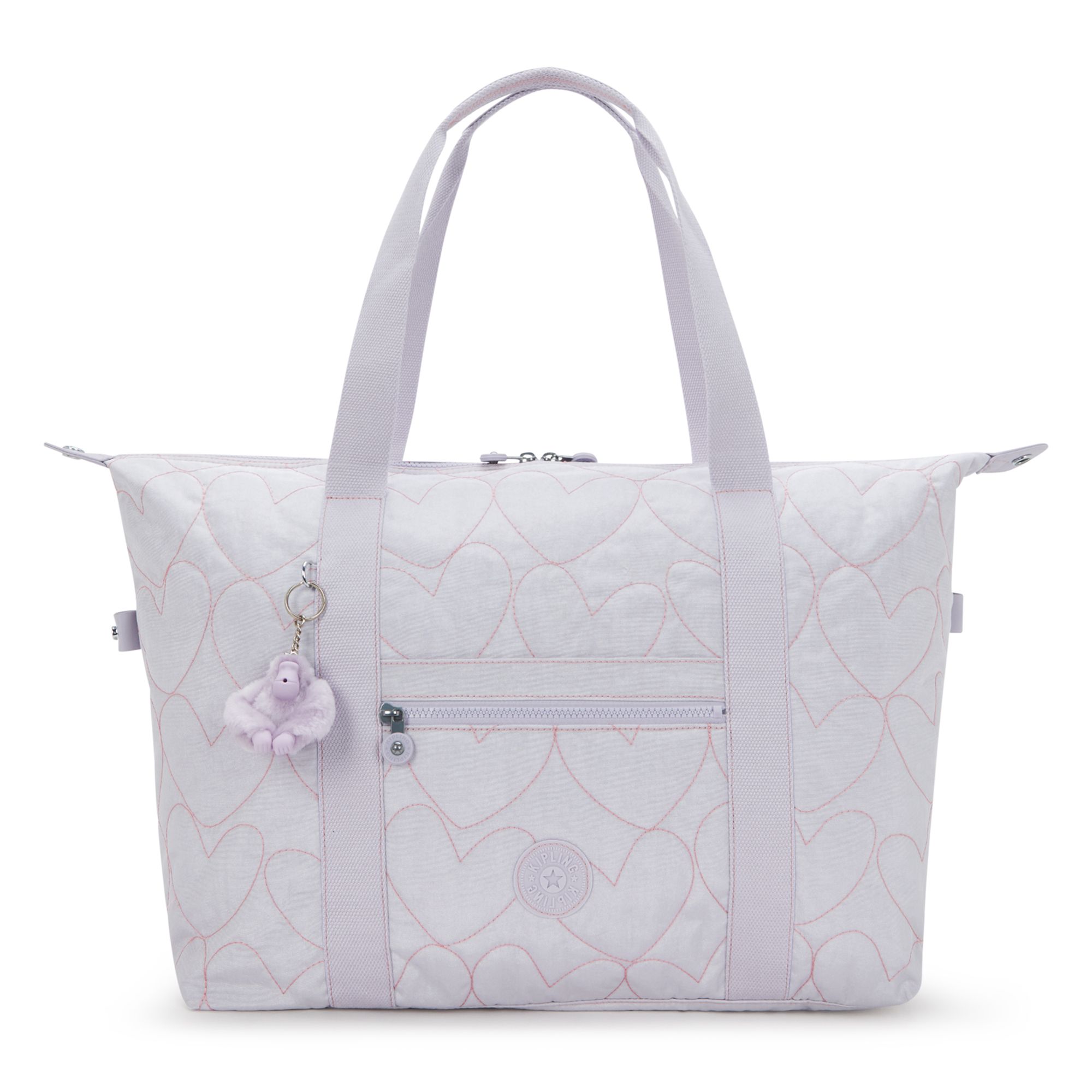 KIPLING® XL-Shopper Art M 2 Frontfach Herz-Optik