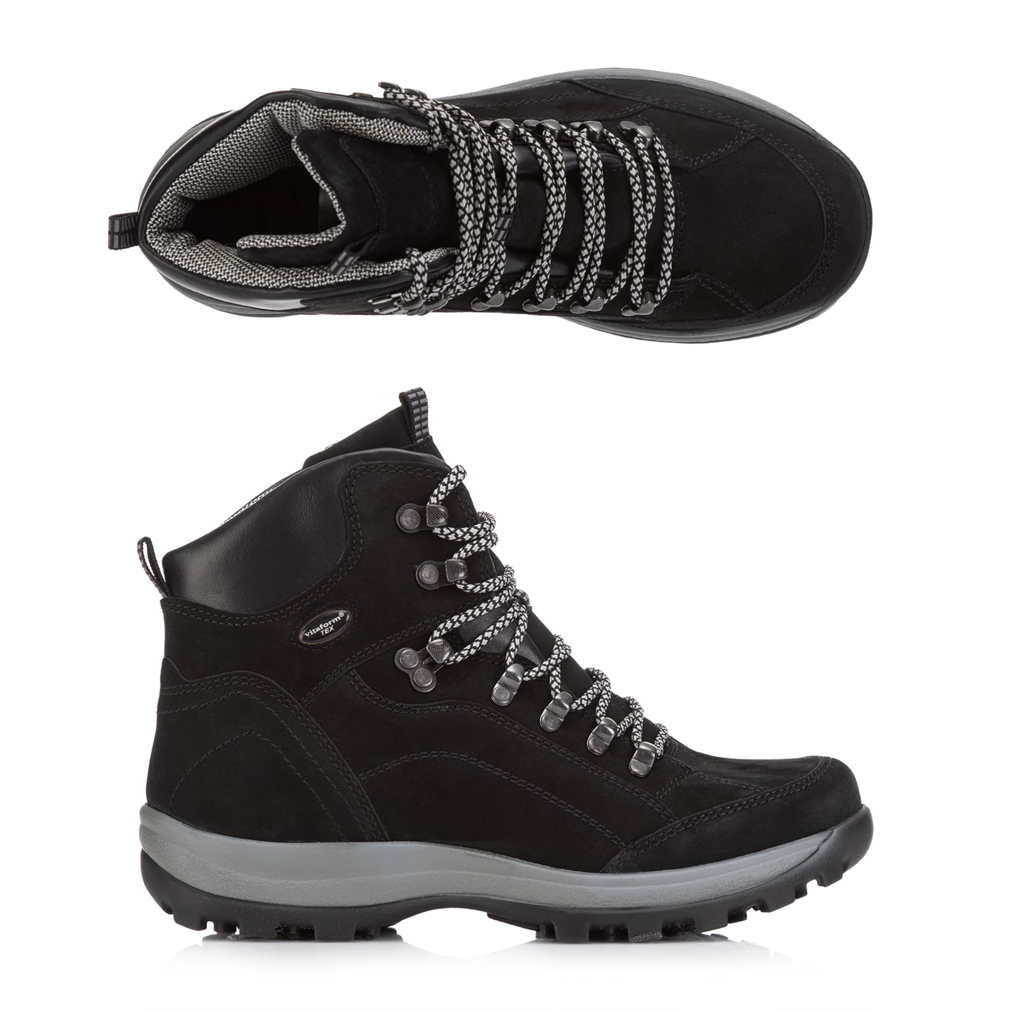 VITAFORM Damen-Trekkingschuh Nubukleder Texmembran Schnürung