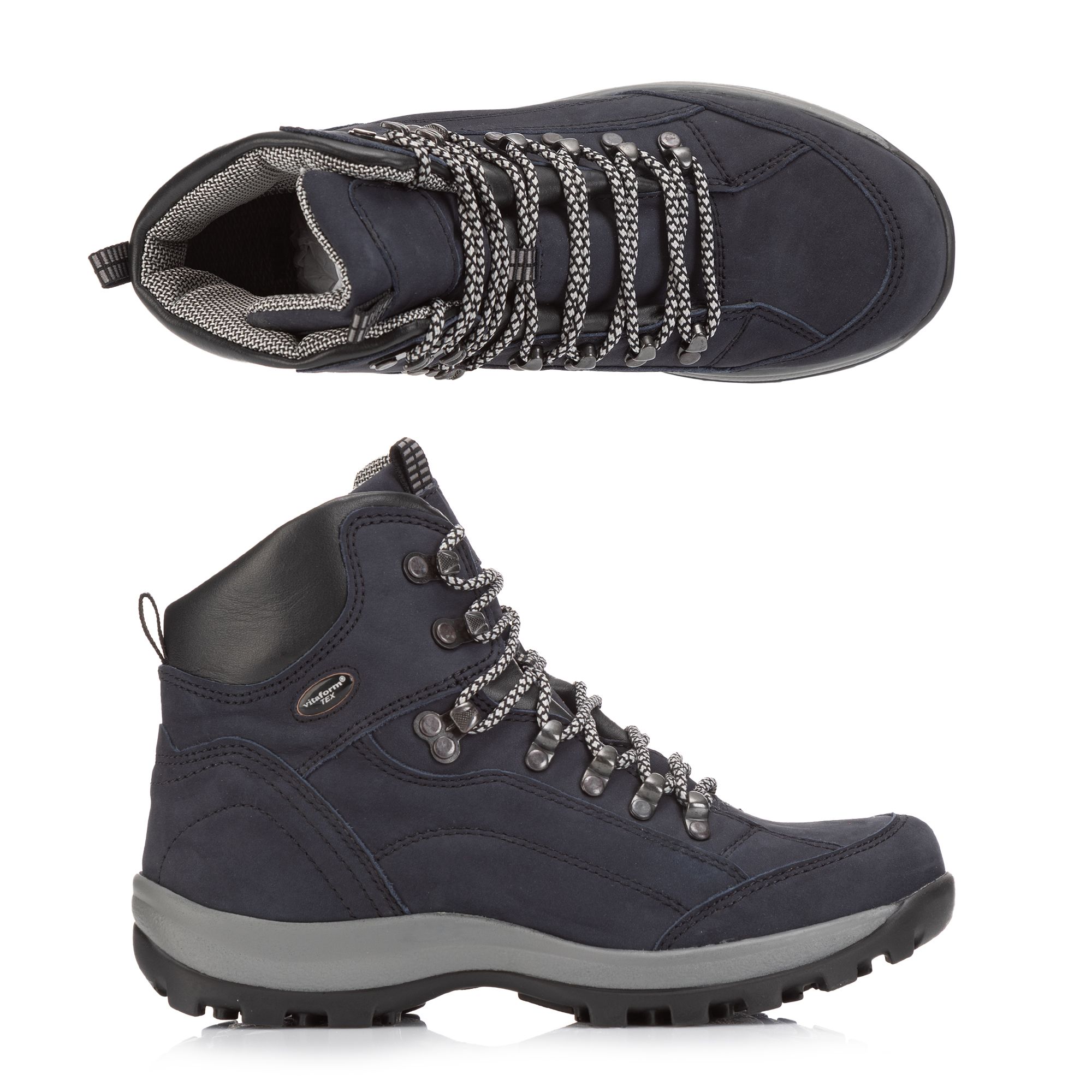 VITAFORM Damen-Trekkingschuh Nubukleder Texmembran Schnürung