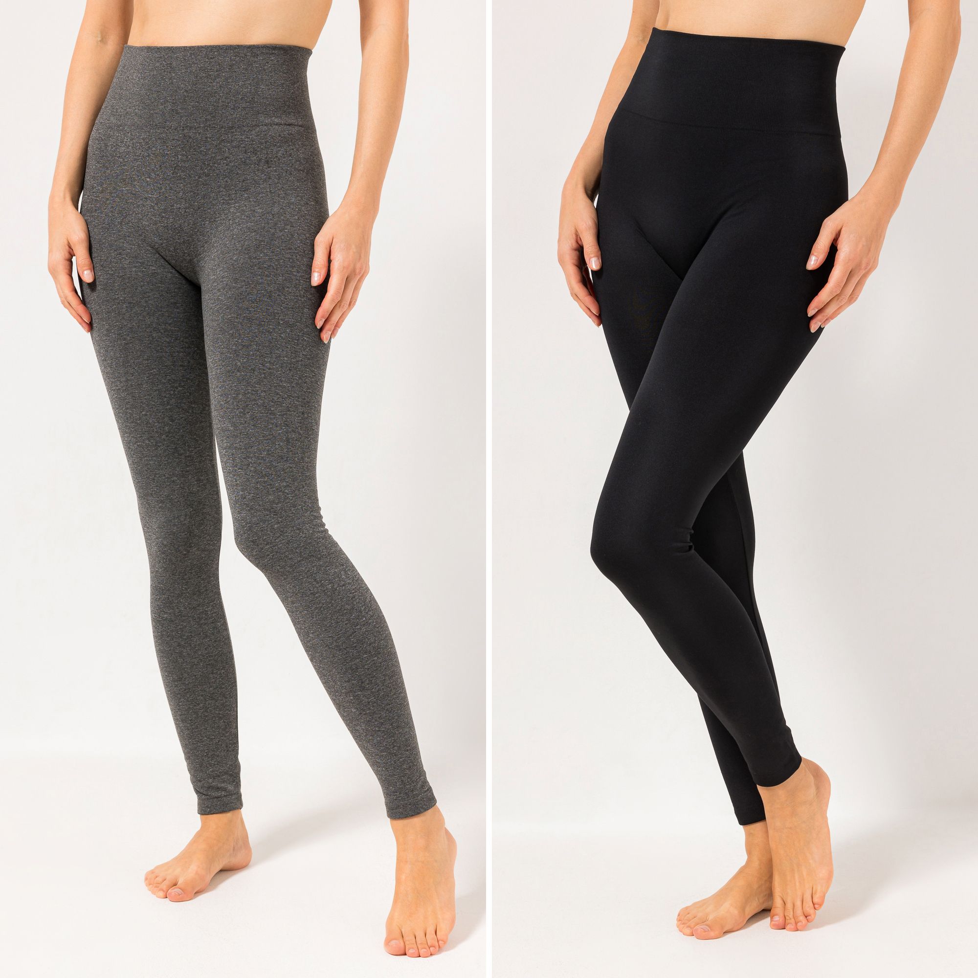 MUK LUKs Leggings gefüttert breiter Bund 2er Pack