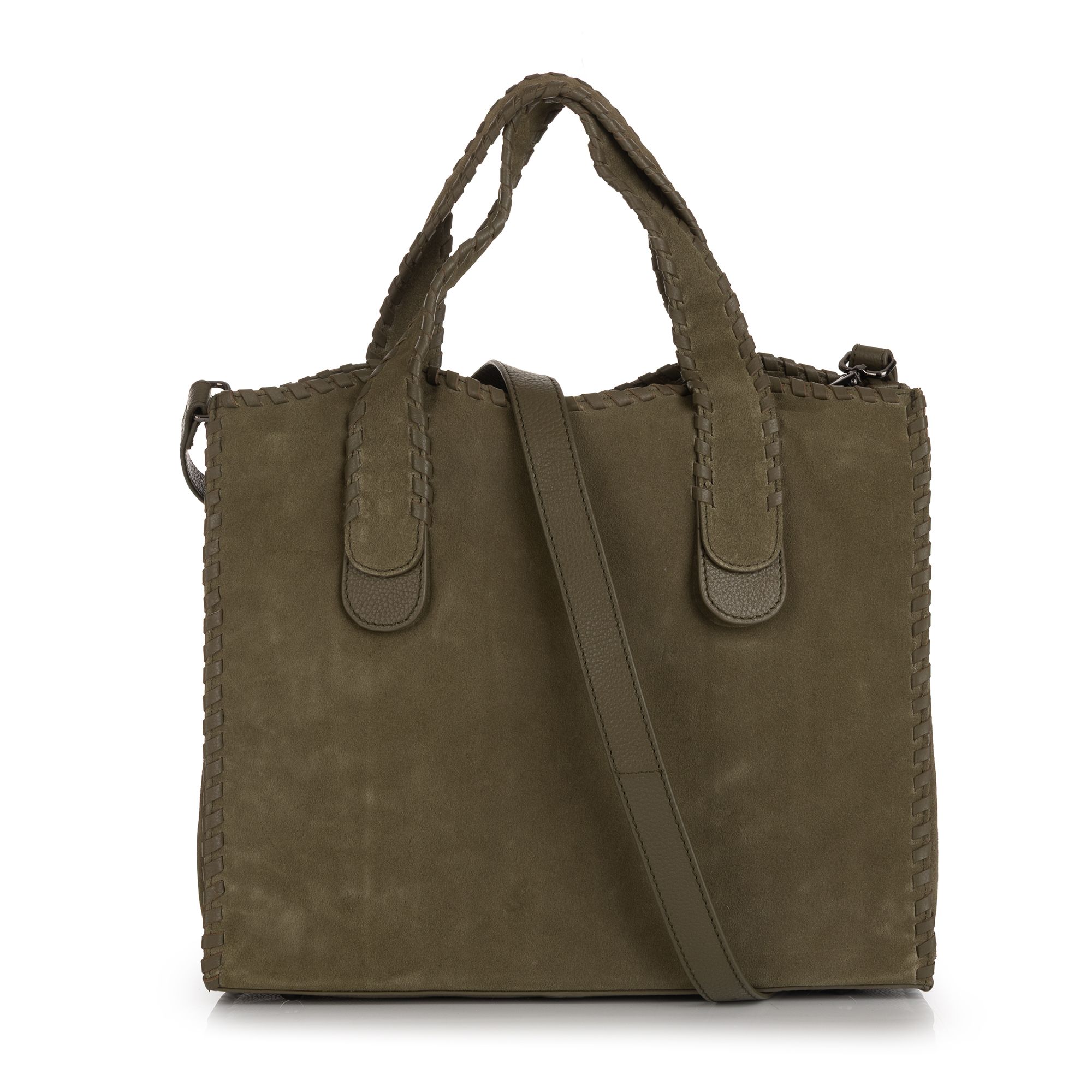 DAWID by Dawid Tomaszewski Henkeltasche echt Leder abn. Riemen