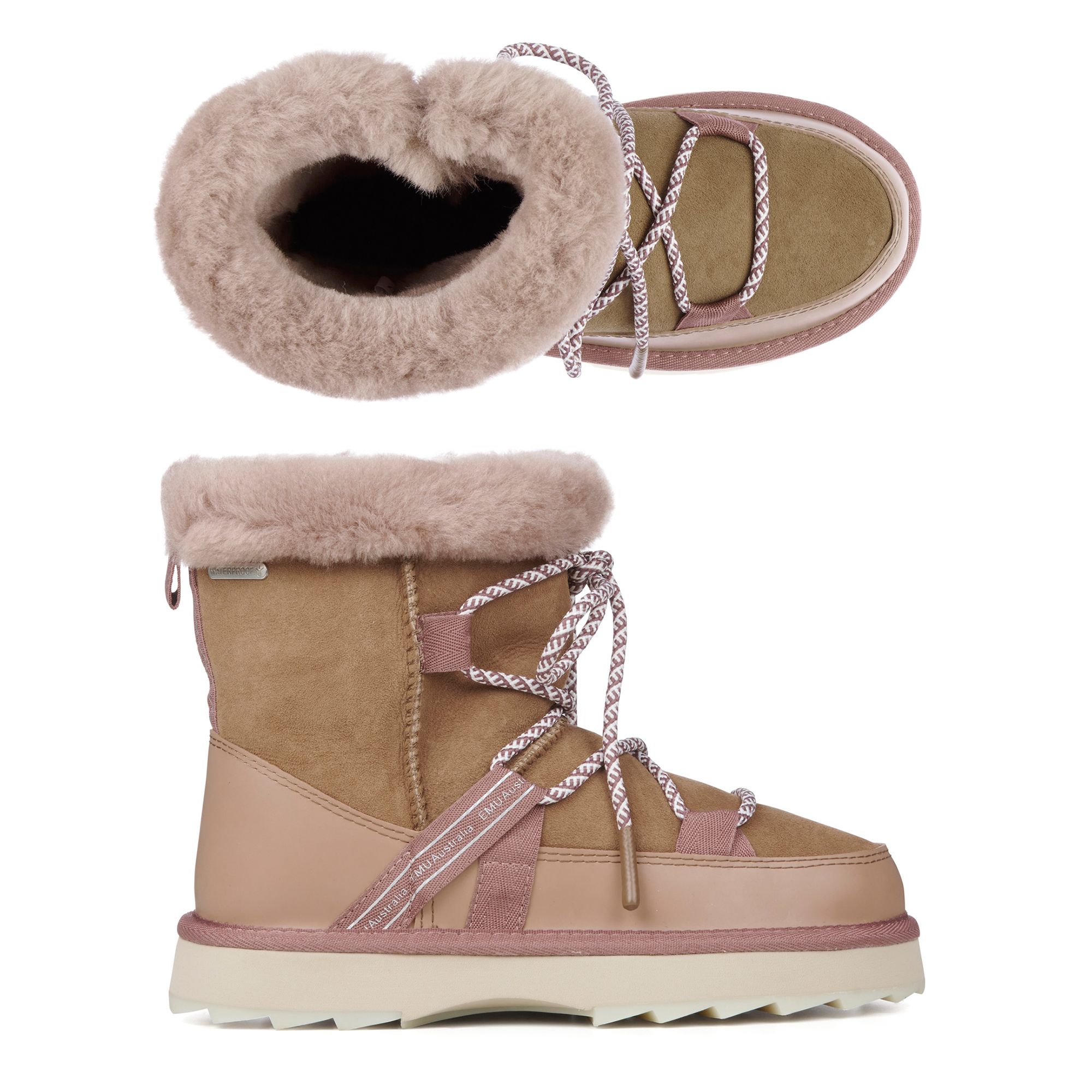 EMU Australia Damen-Bootie Blurred wasserdicht extrastarke Sohle