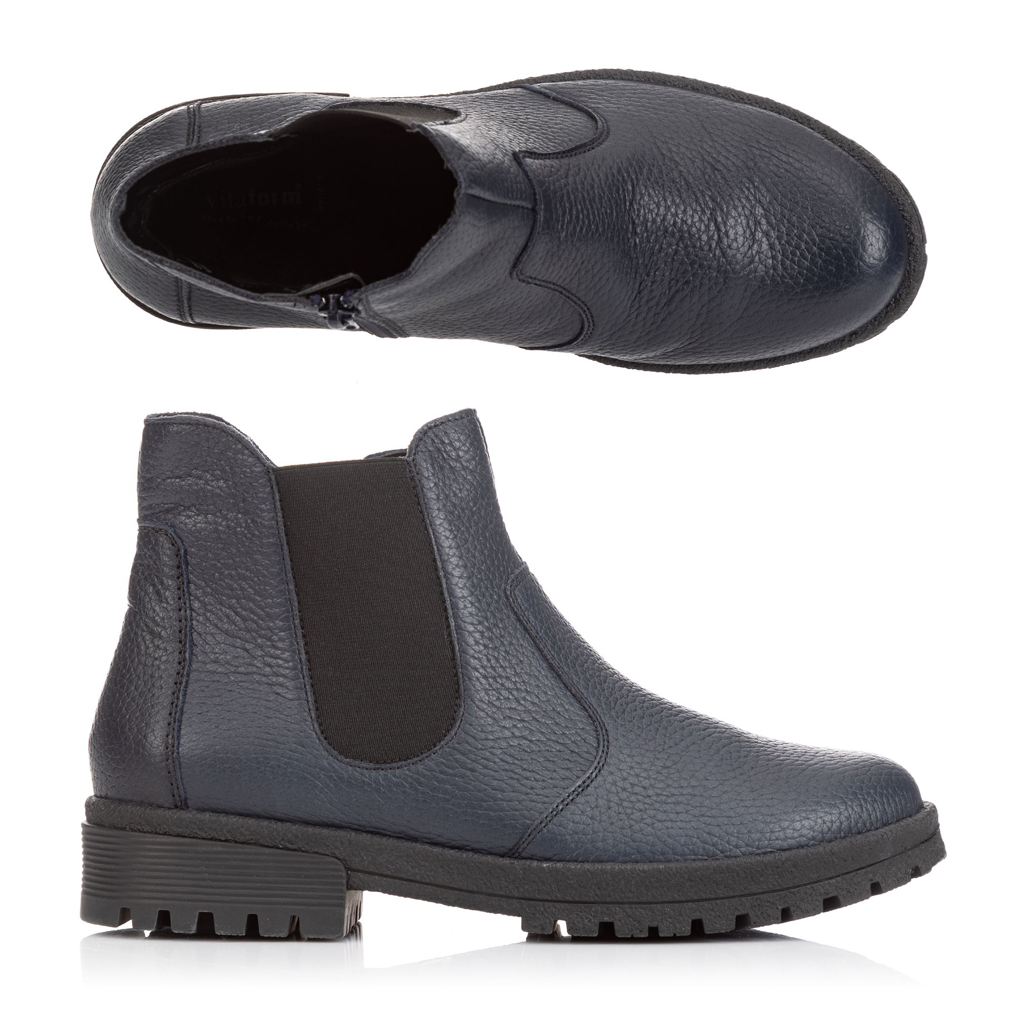 VITAFORM Damen-Stiefelette Hirschleder Fleecefutter Sohle Natalie