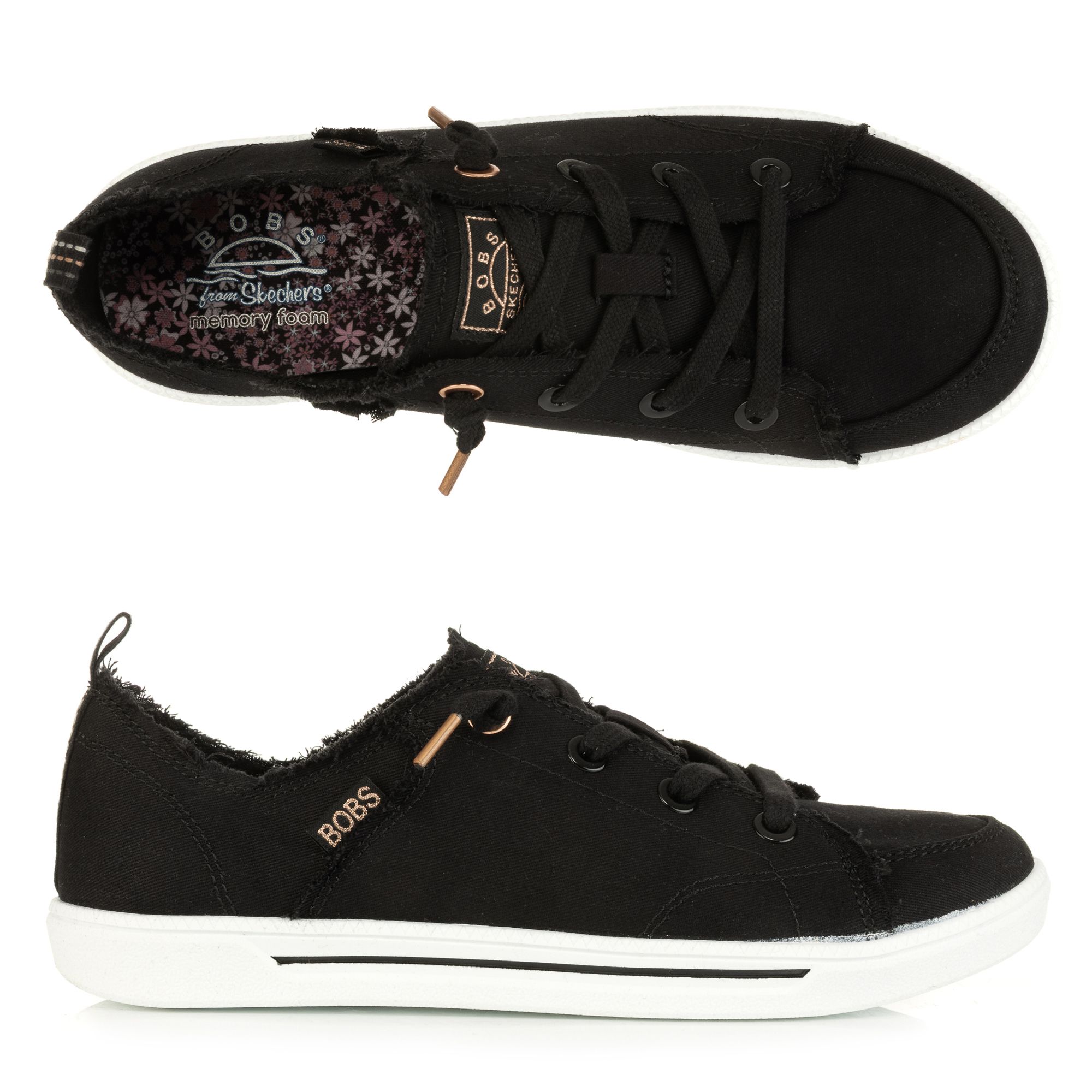 SKECHERS Damen-Halbschuh B Cute 2.0 Canvas Memory Foam