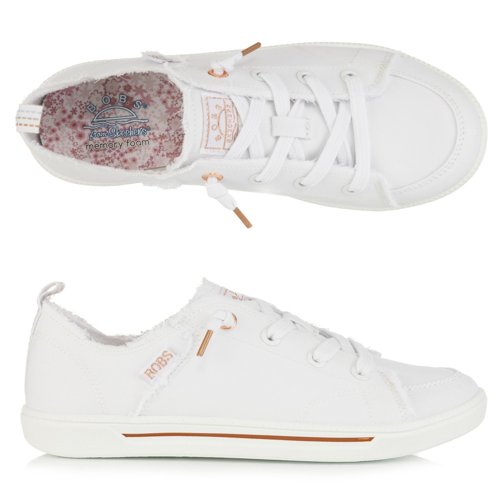 SKECHERS Damen-Halbschuh B Cute 2.0 Canvas Memory Foam