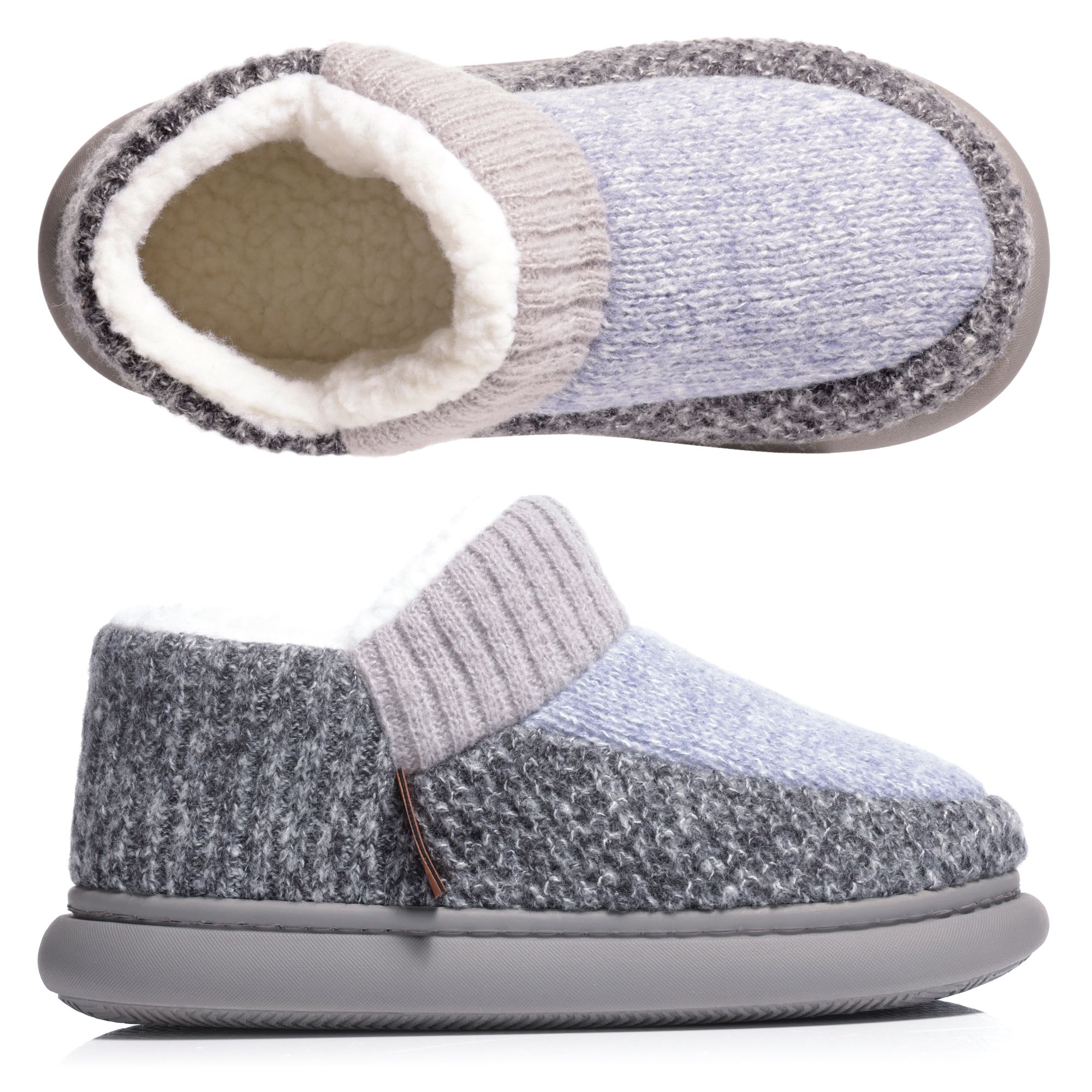 MUK LUKs Damen-Hausschuhe Multicolor gefüttert waschbar