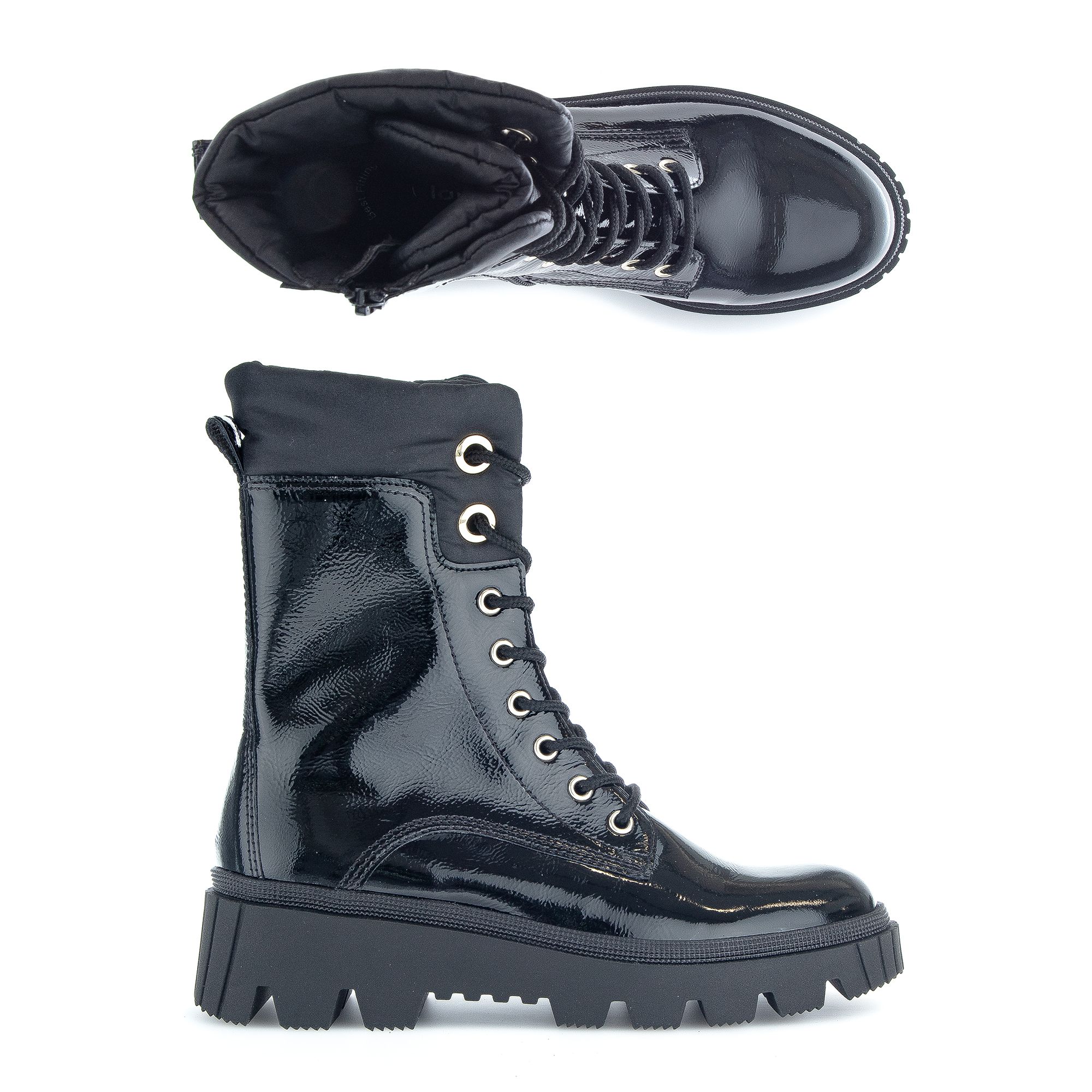 GABOR Damen-Stiefelette Echt Leder Innenreißverschluss Wechselfußbett