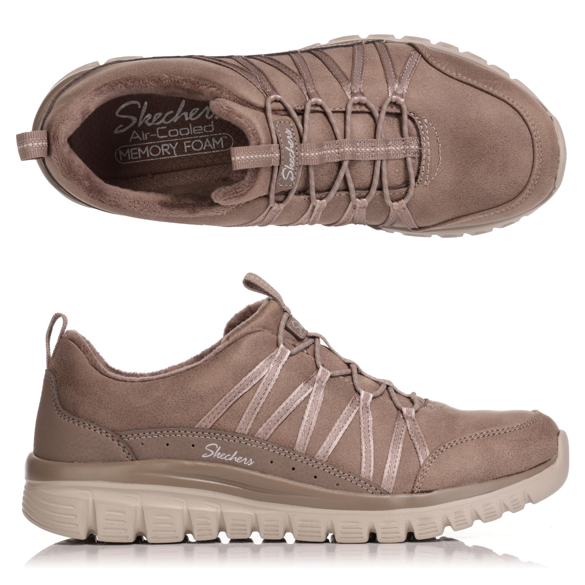 SKECHERS Damen-Sneaker Graceful Cozy Hug gefüttert flexible Laufsohle