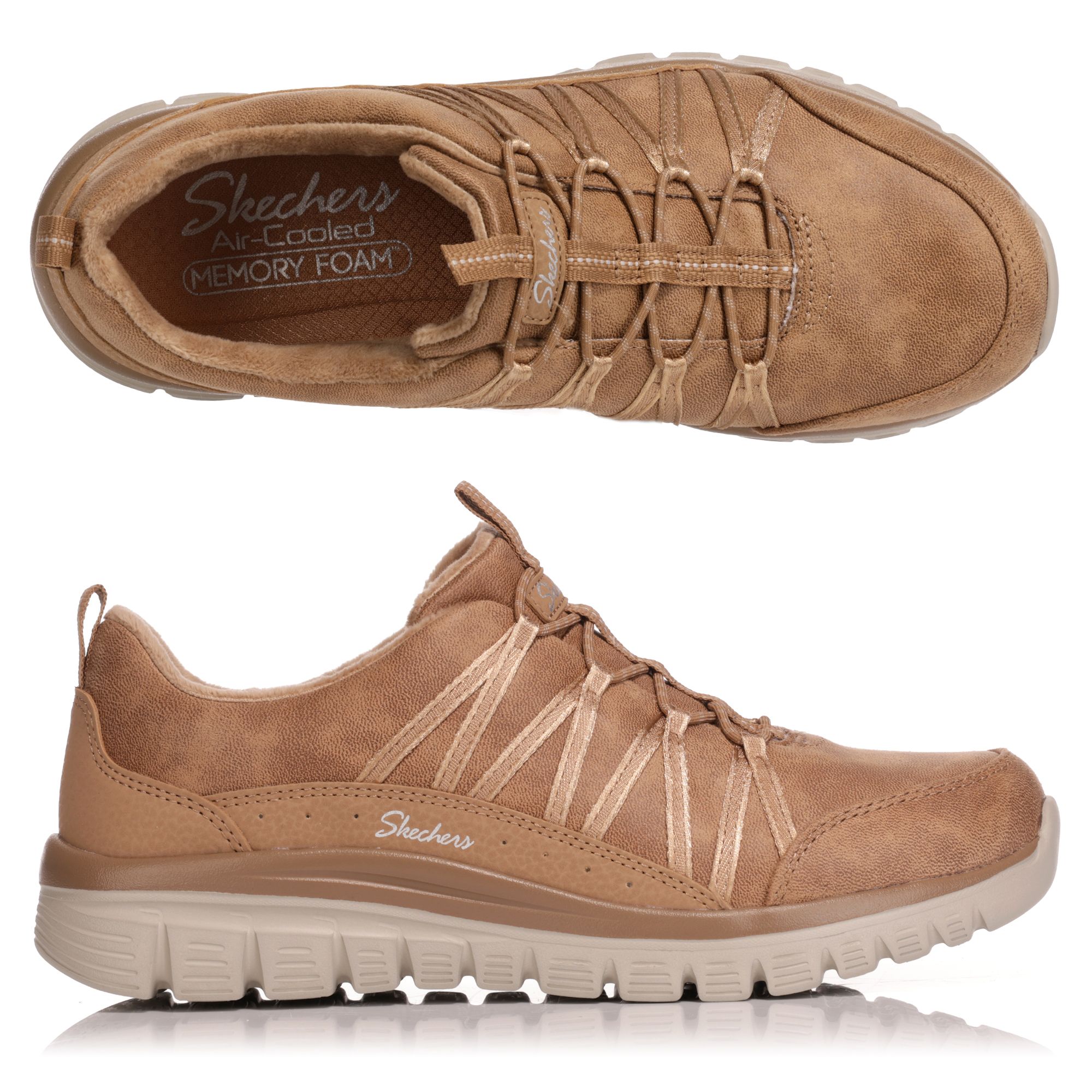 SKECHERS Damen-Sneaker Graceful Cozy Hug gefüttert flexible Laufsohle