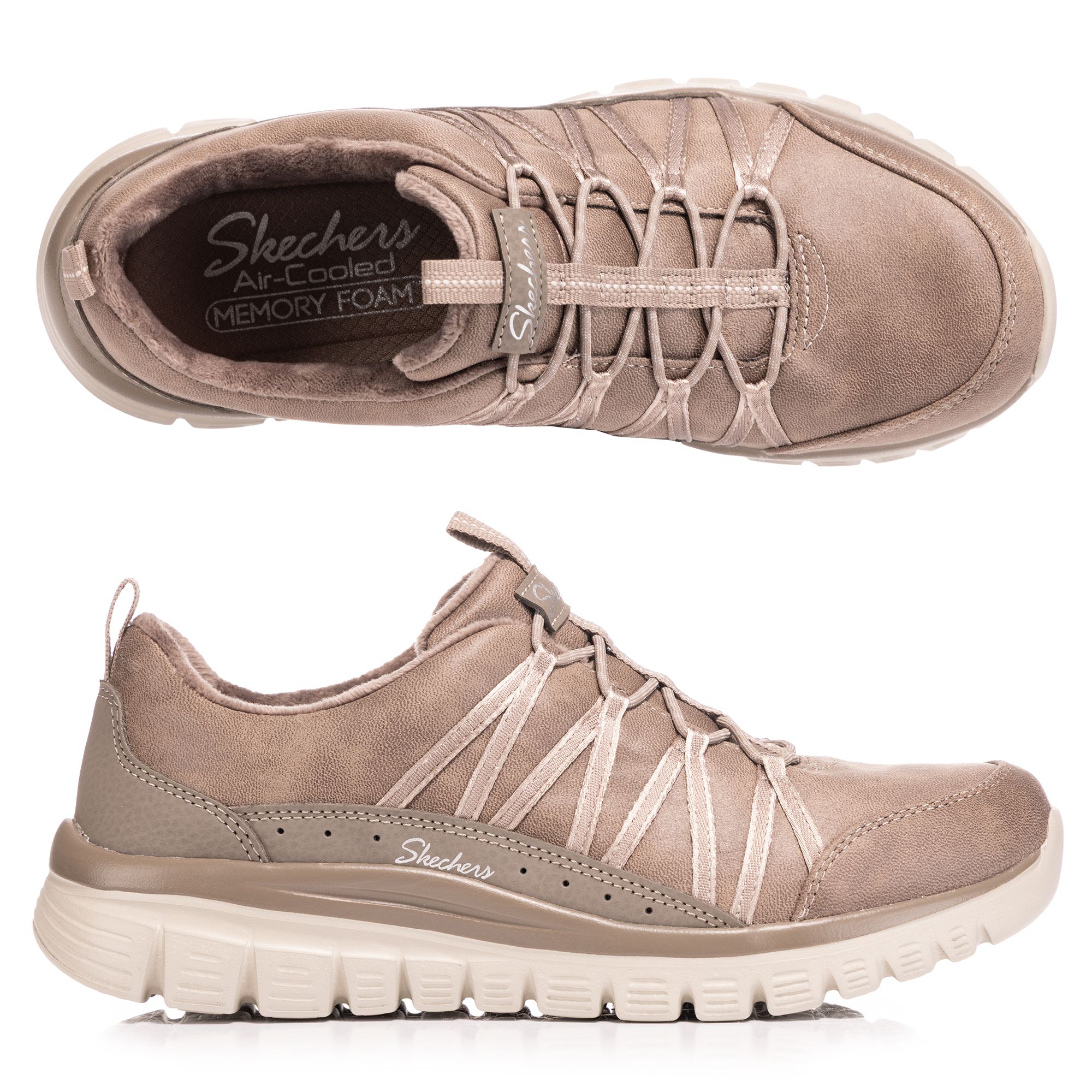 SKECHERS Damen-Sneaker Graceful Cozy Hug gefüttert flexible Laufsohle