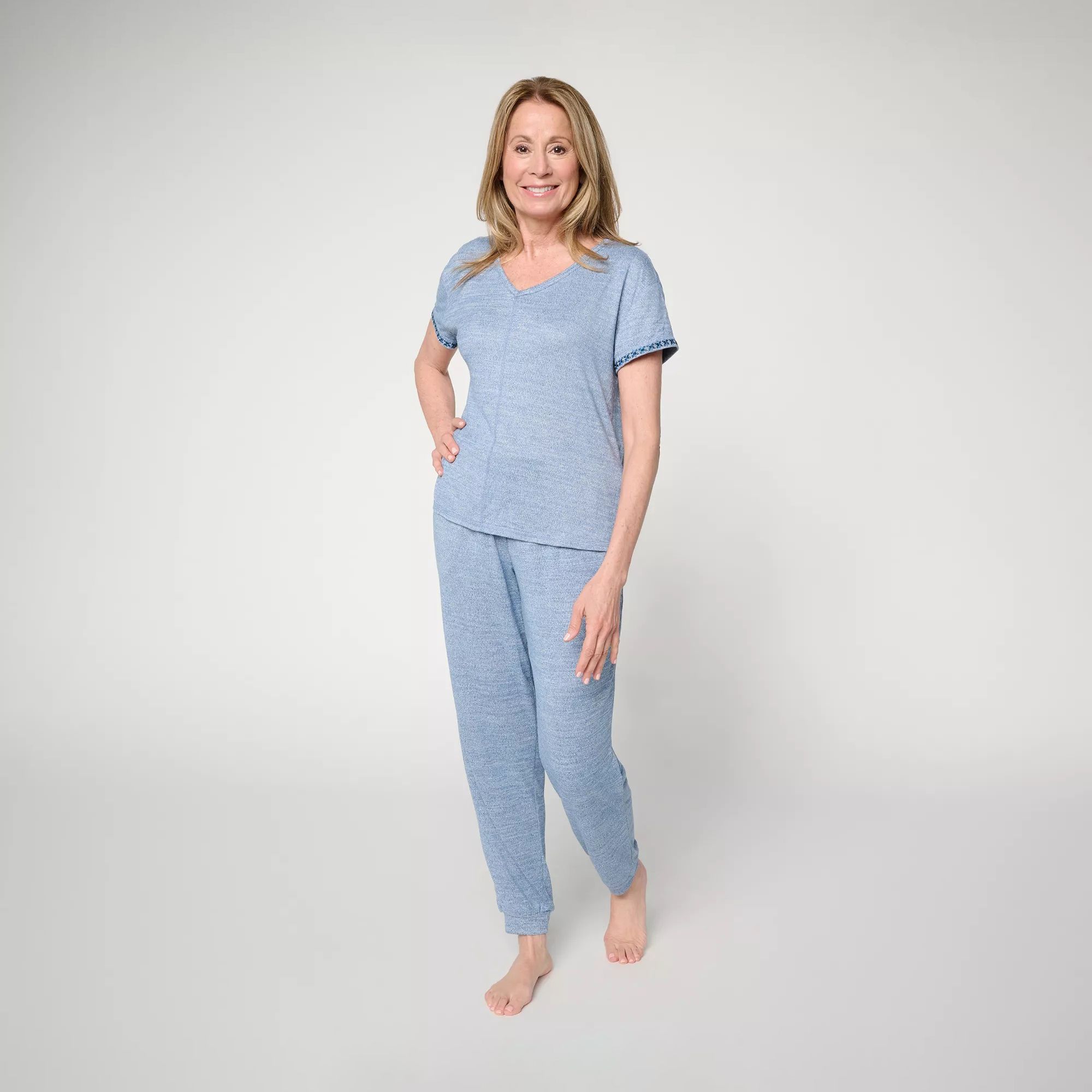 MUK LUKs 2tlg. Set Jogginghose Shirt, 1/2-Arm 2 Eingrifftaschen