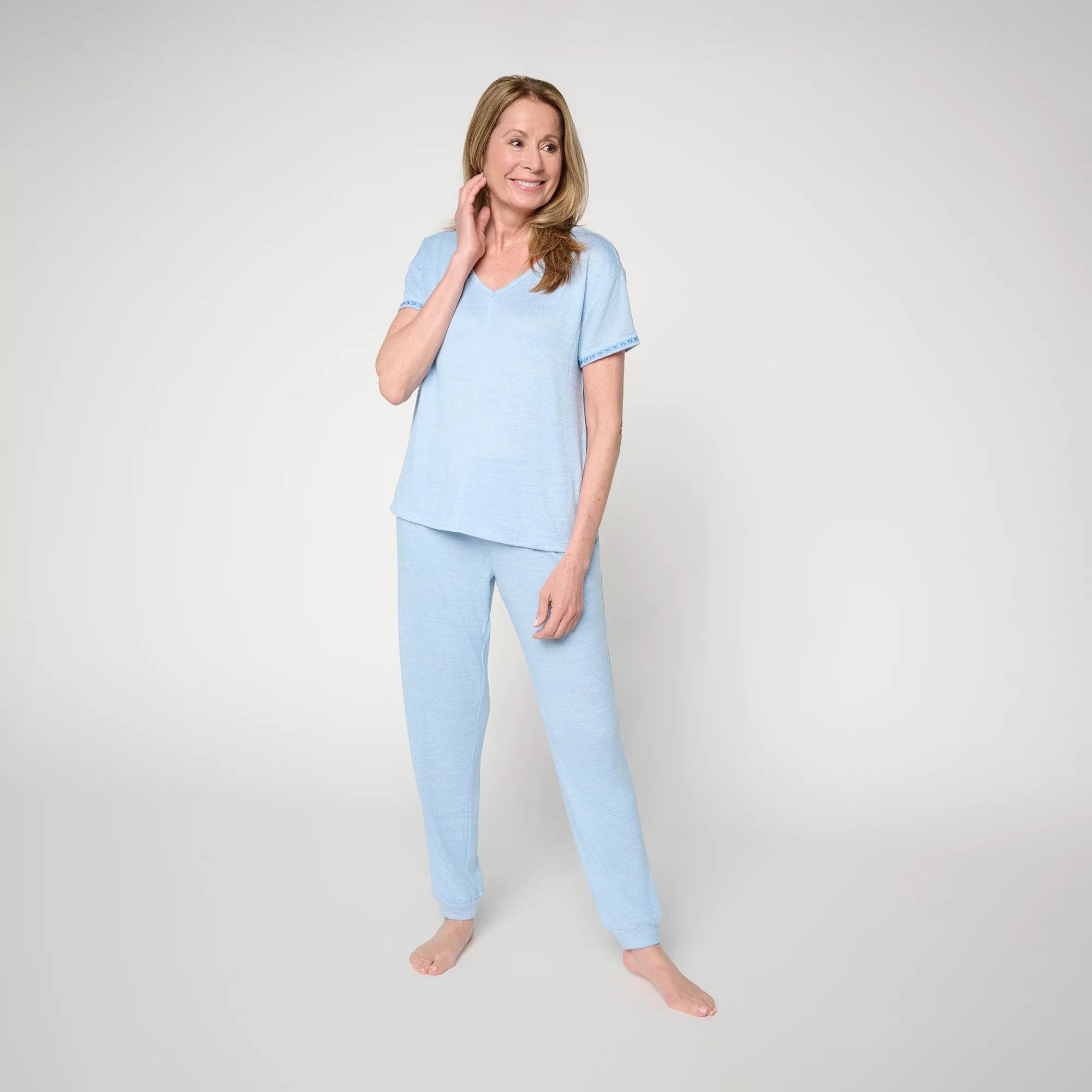 MUK LUKs 2tlg. Set Jogginghose Shirt, 1/2-Arm 2 Eingrifftaschen