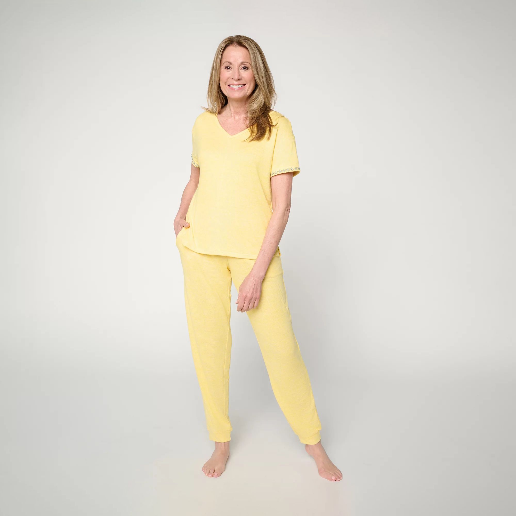 MUK LUKs 2tlg. Set Jogginghose Shirt, 1/2-Arm 2 Eingrifftaschen