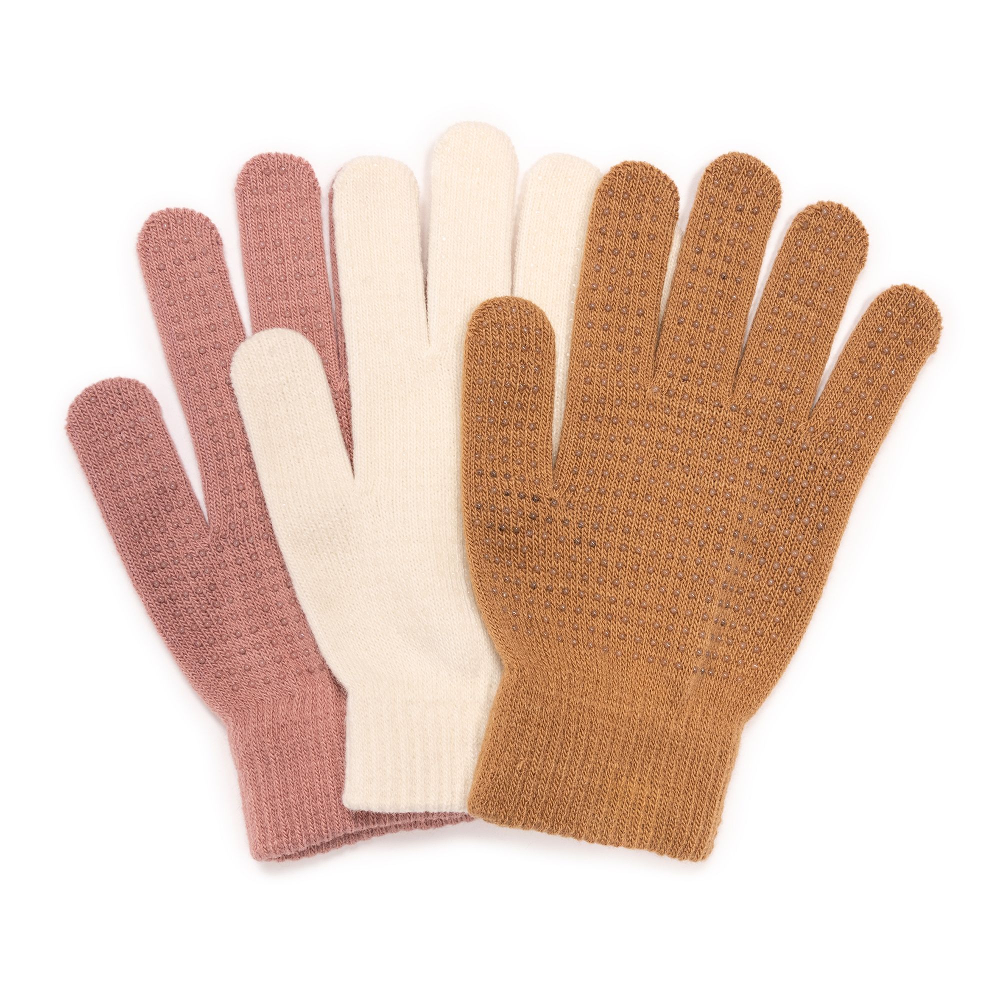 MUK LUKs Damen-Handschuhe Farbmix Einheitsgröße 3er Pack