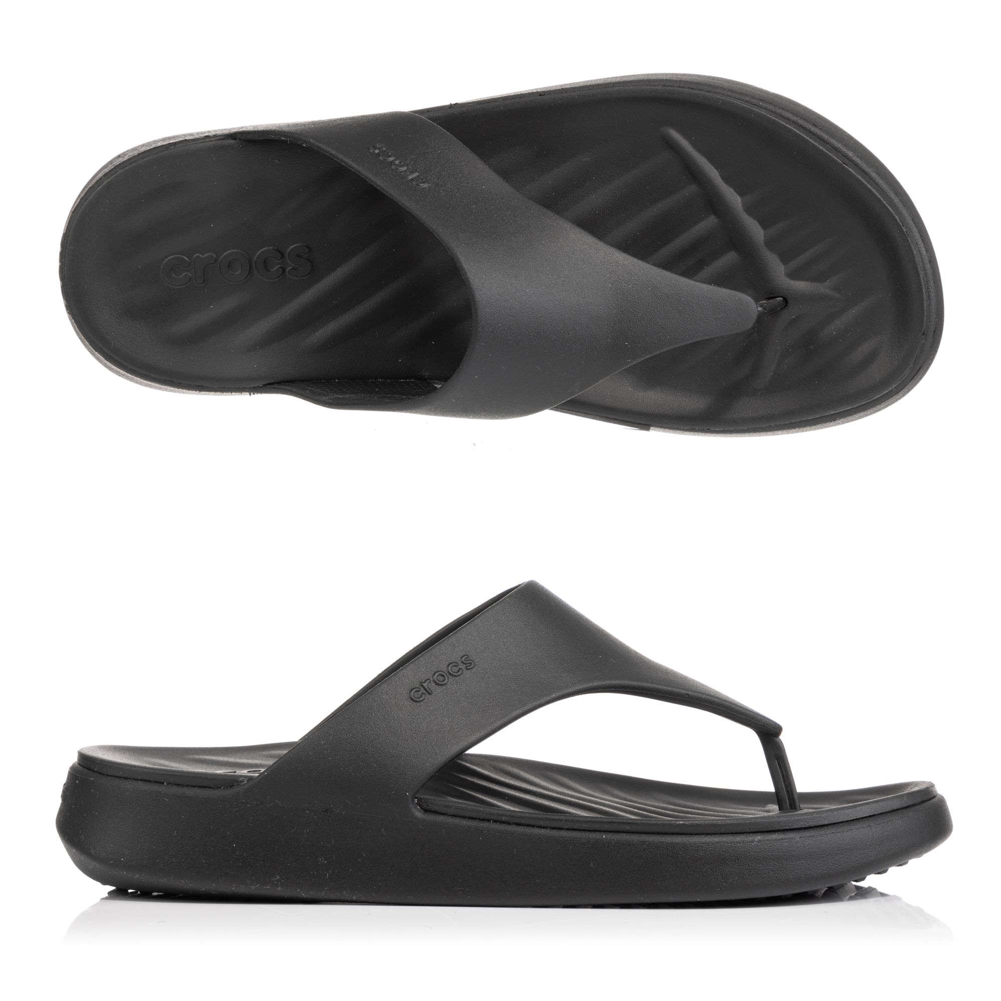 CROCS™ Damen-Pantolette Getaway Triangle Flip Absatzhöhe 2,9cm Croslite™ Fußbett