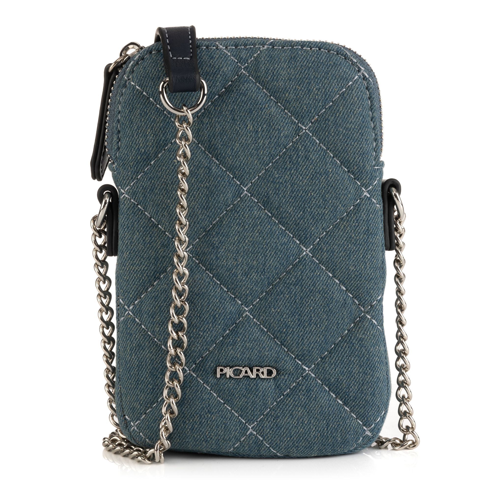 PICARD® Mini-Umhängetasche Rocky Jeans-Optik Kettendetails