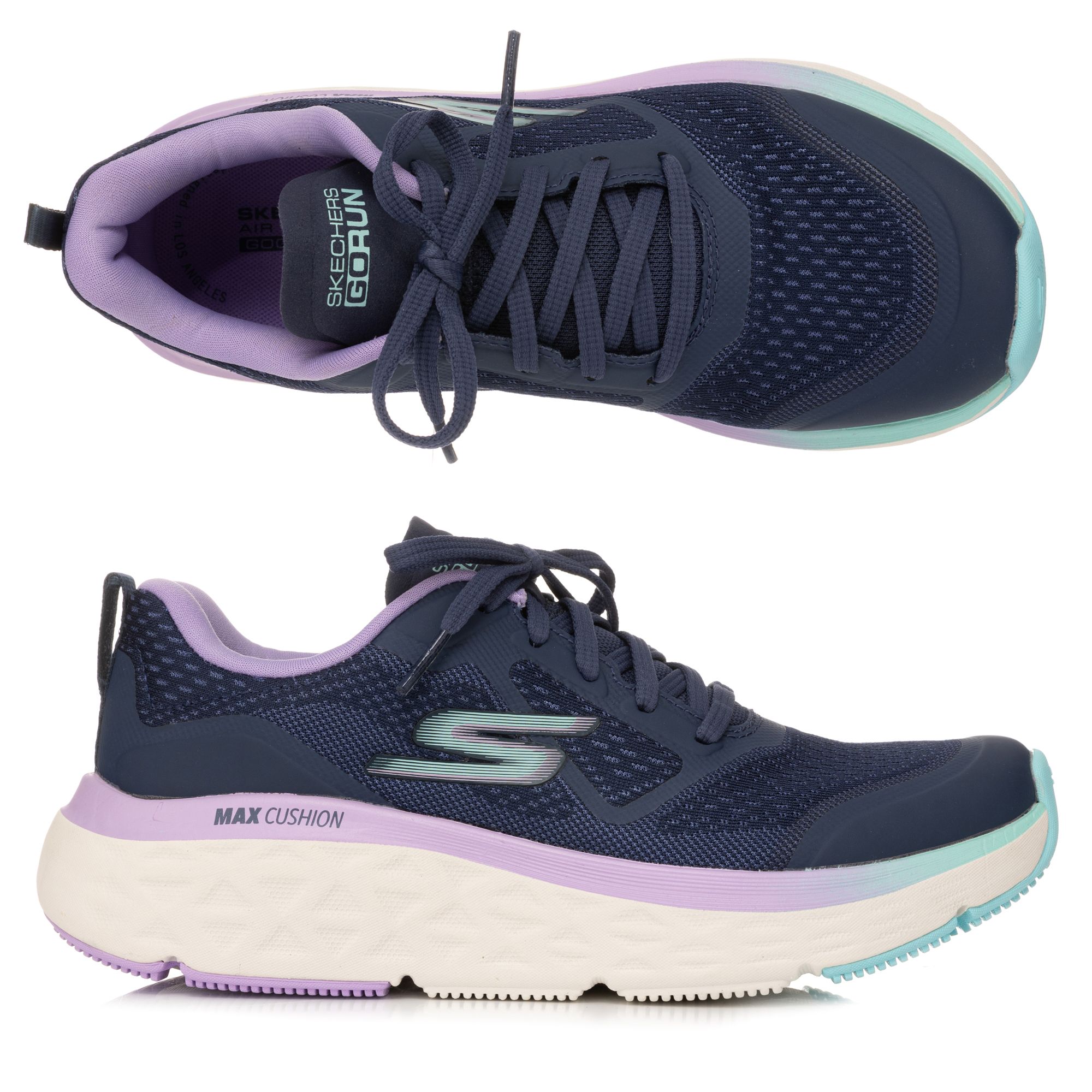 magneet overal charme SKECHERS Damen-Sneaker Max Cushioning Delta Materialmix Goodyear®  Außensohle - QVC.de