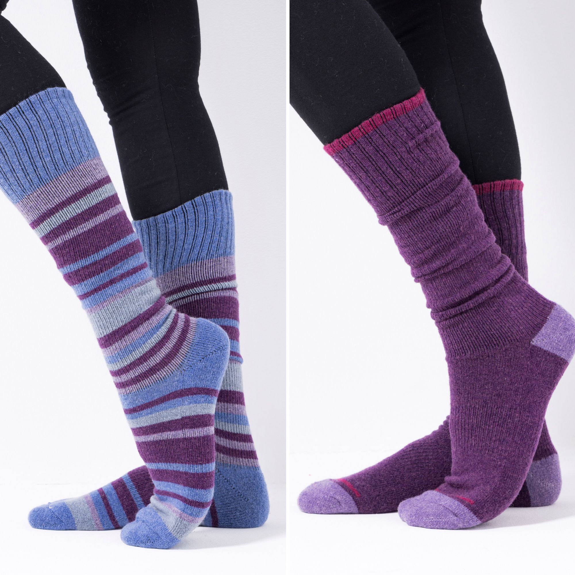 MUK LUKs Kniestrümpfe mit Stützfunktion Wollanteil Einheitsgröße