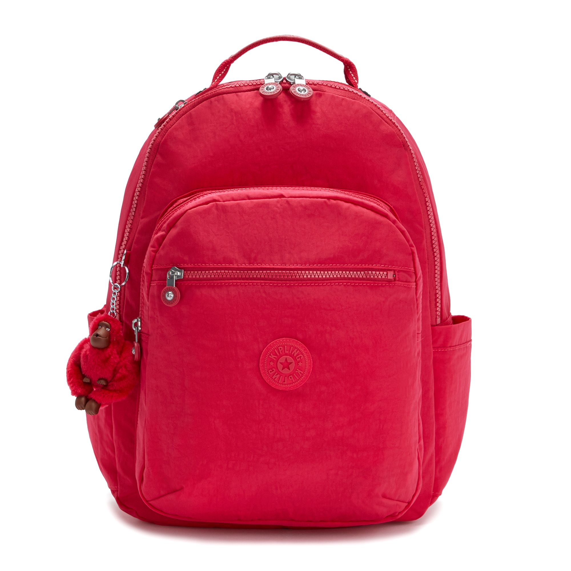 KIPLING® Kinder Rucksack SEOUL div. Fächer Plüschanhänger