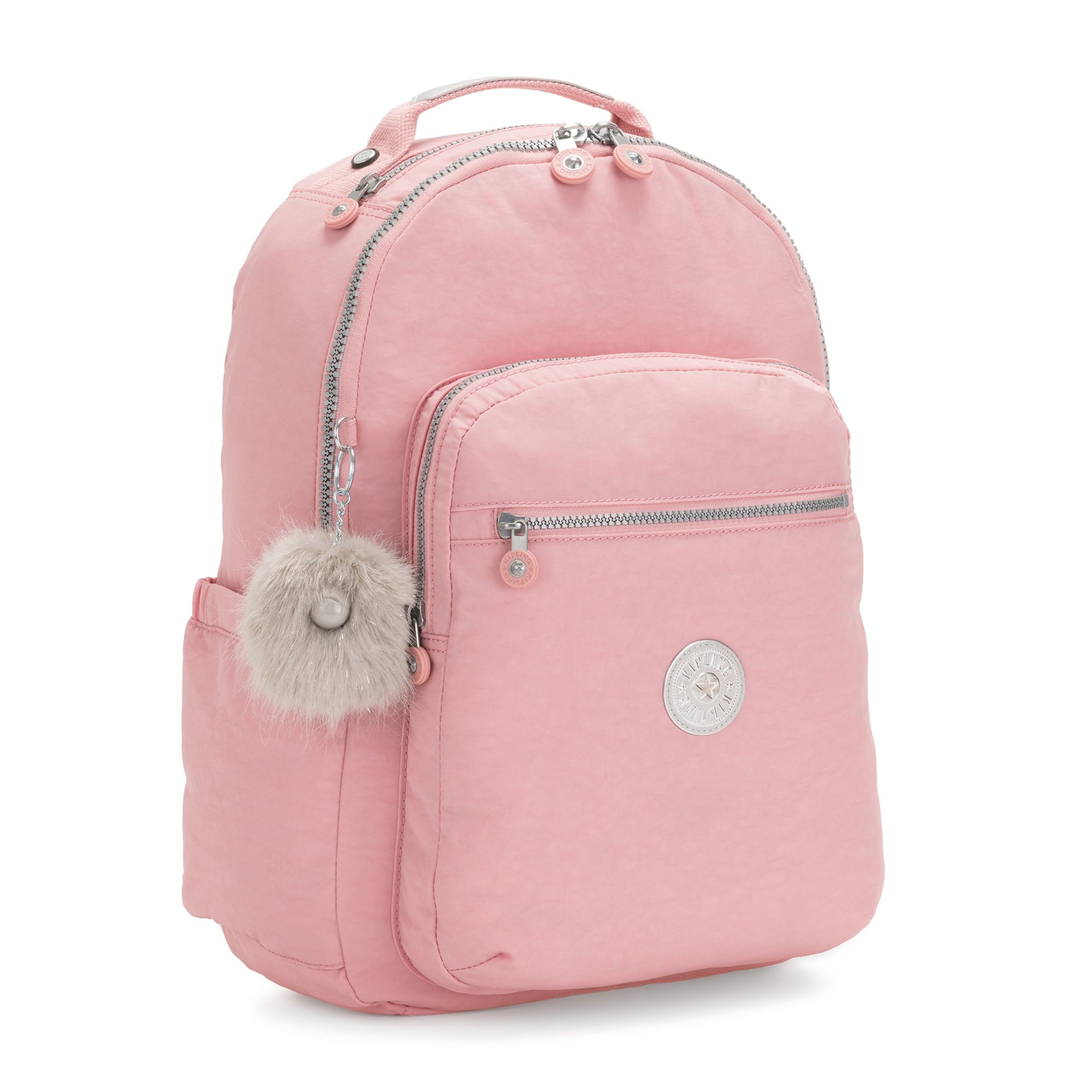 KIPLING® Kinder Rucksack SEOUL div. Fächer Plüschanhänger