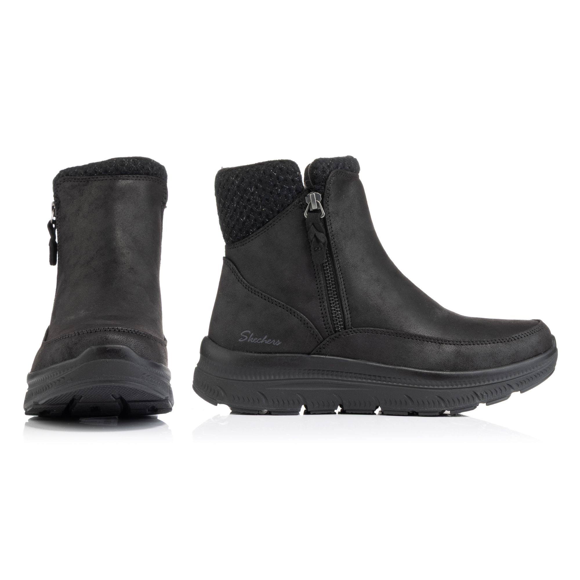 SKECHERS Damen-Stiefel Summits Plus Boot Materialmix Memory Foam