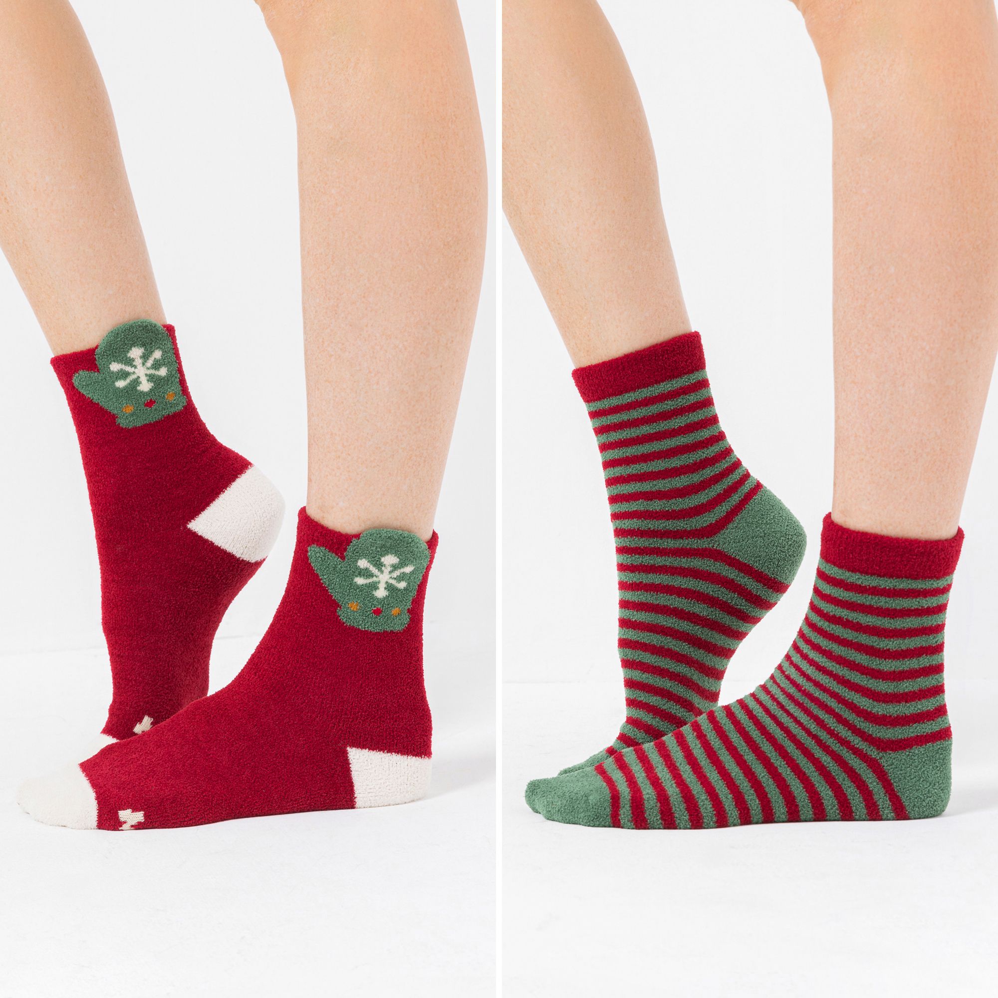 MUK LUKs Damen-Socken Weihnachtsmotiv Einheitsgröße 36-40