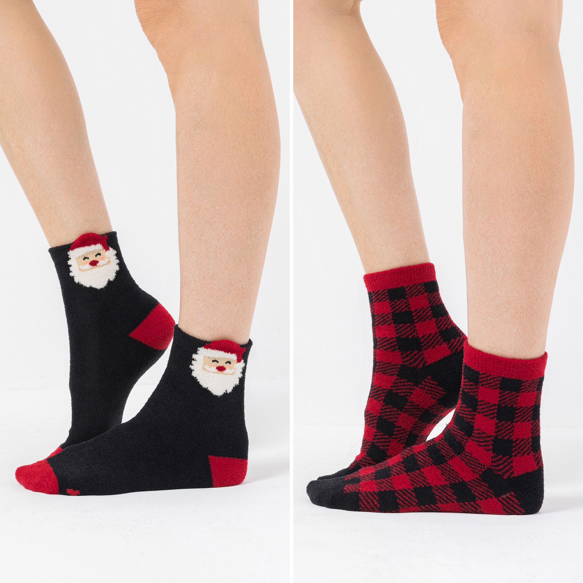 MUK LUKs Damen-Socken Weihnachtsmotiv Einheitsgröße 36-40