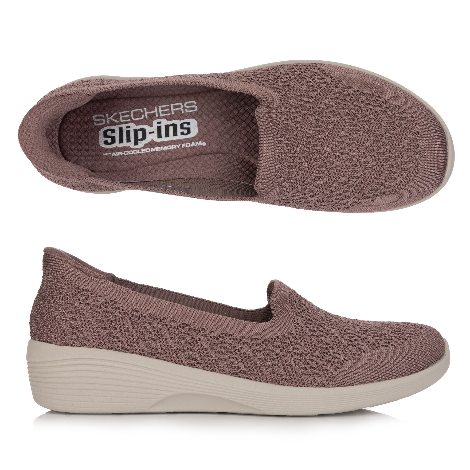 SKECHERS Damen-Slipper Arya Funktionsstrick Hands Free Slip- Ins®