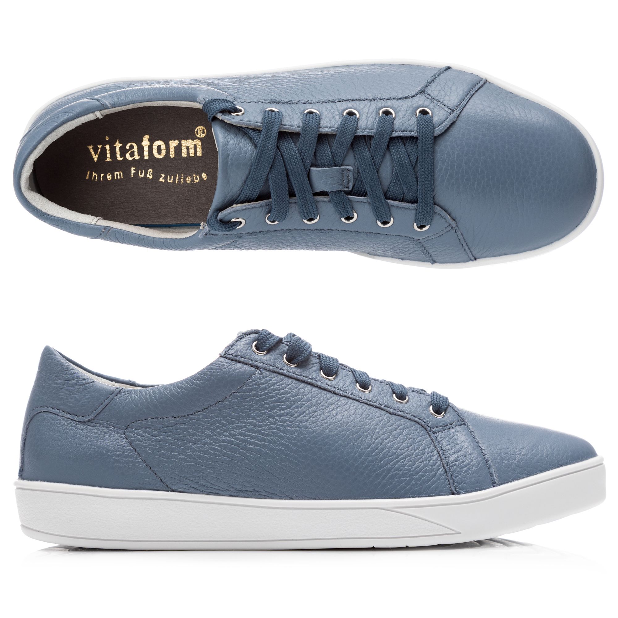 VITAFORM Damen-Sneaker Hirschleder Shock Absorber Sohle Stella